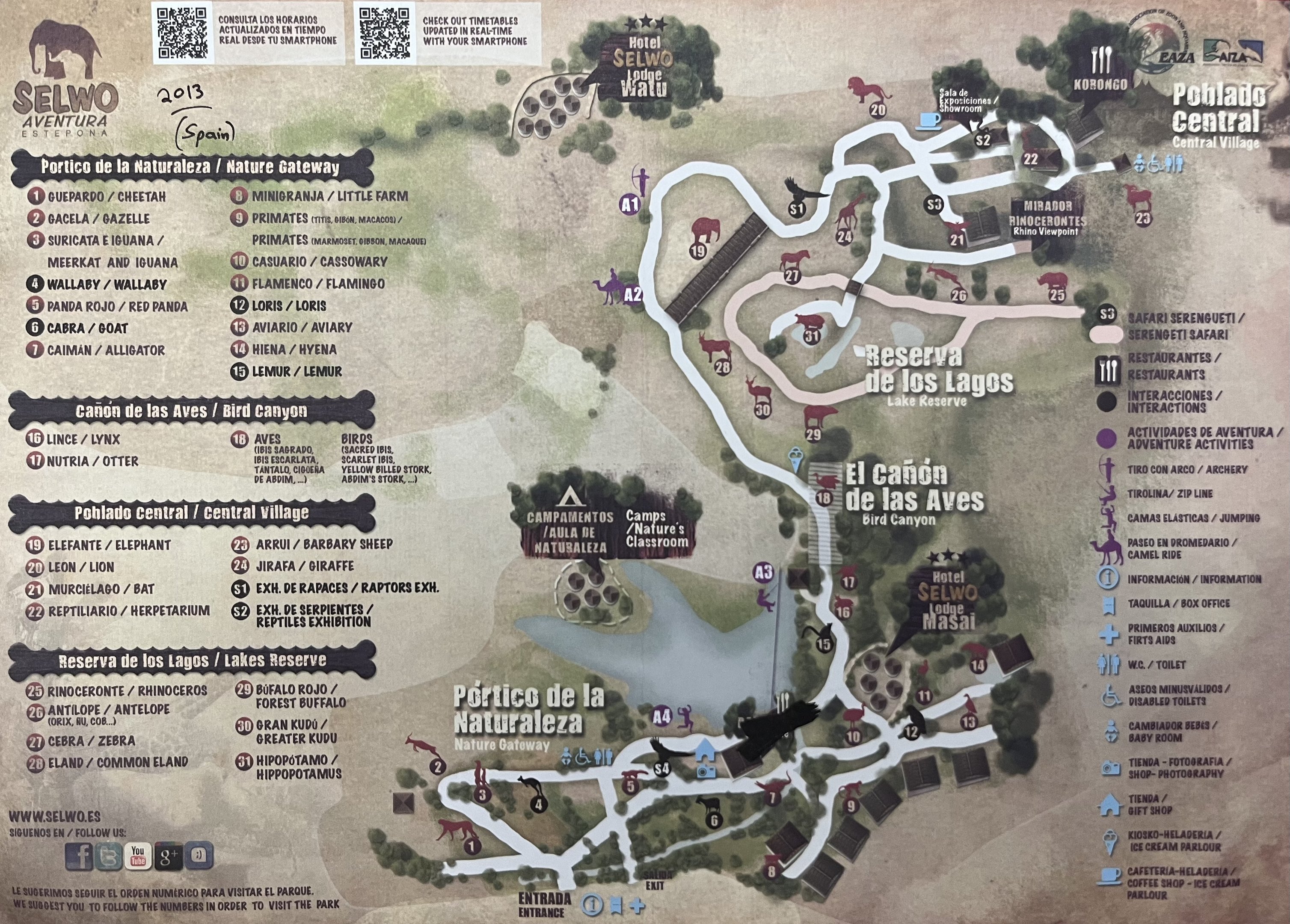 Zoo Map - 2013