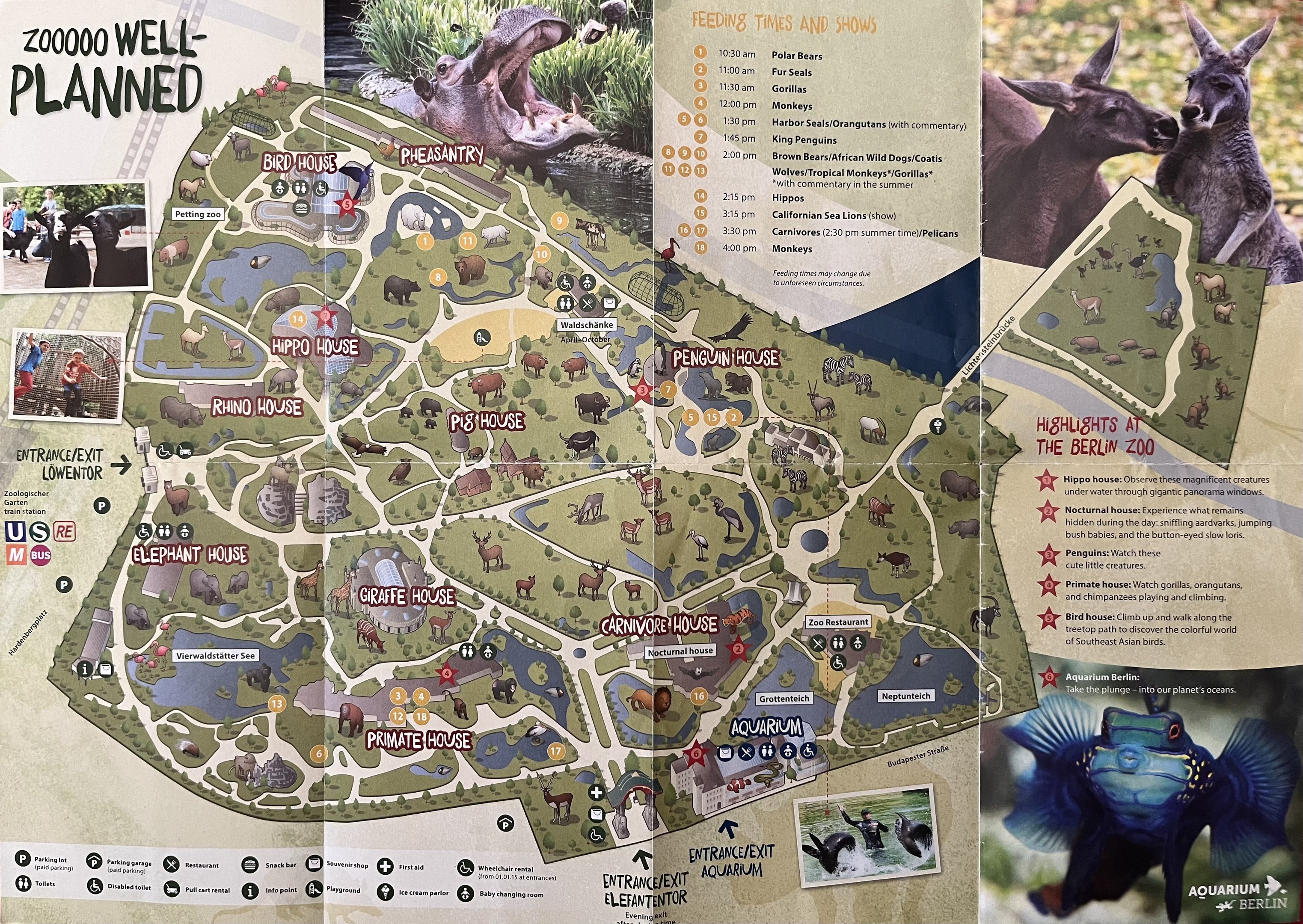 Zoo Map - 2014 (English)