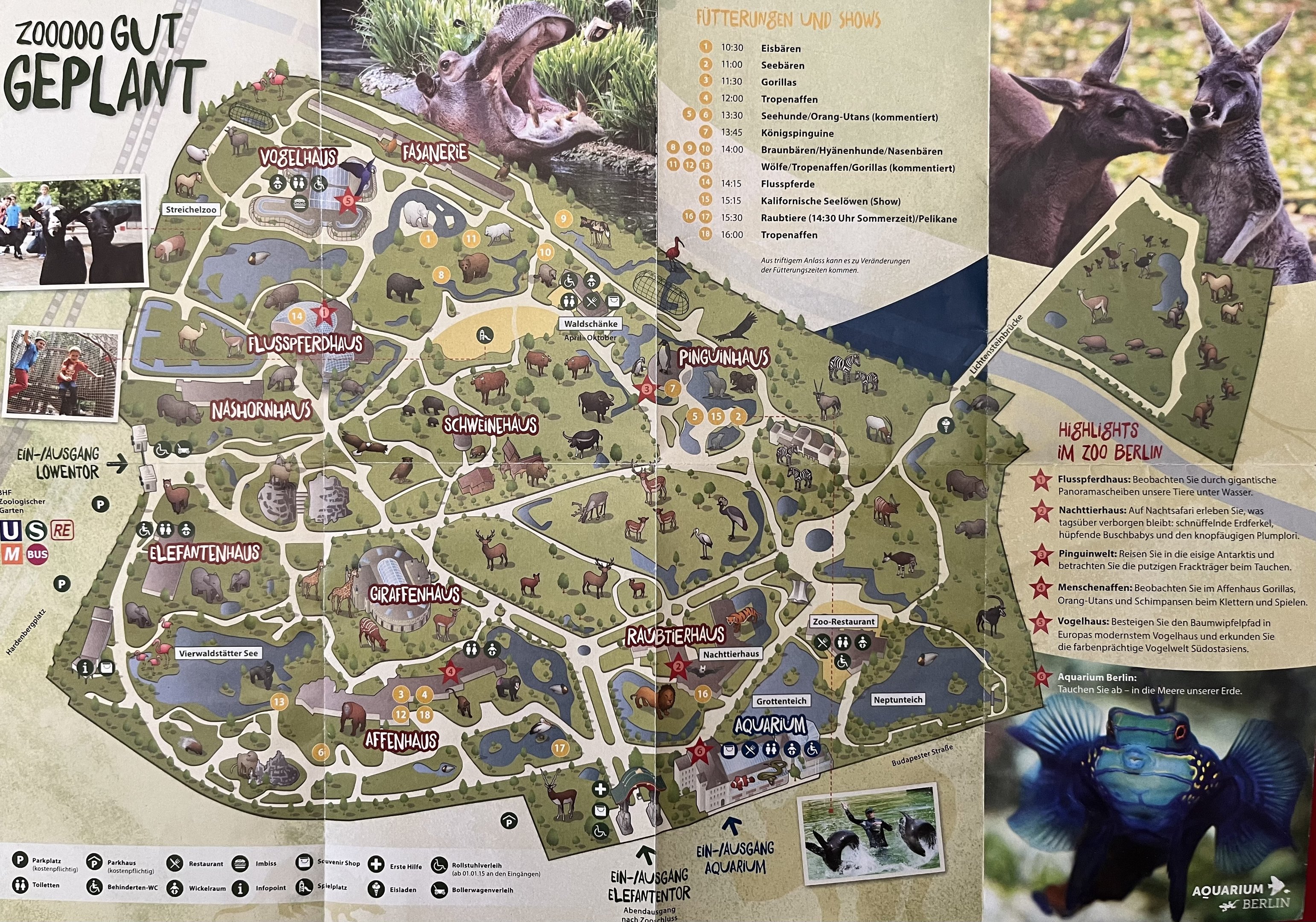 Zoo Map - 2014 (German)