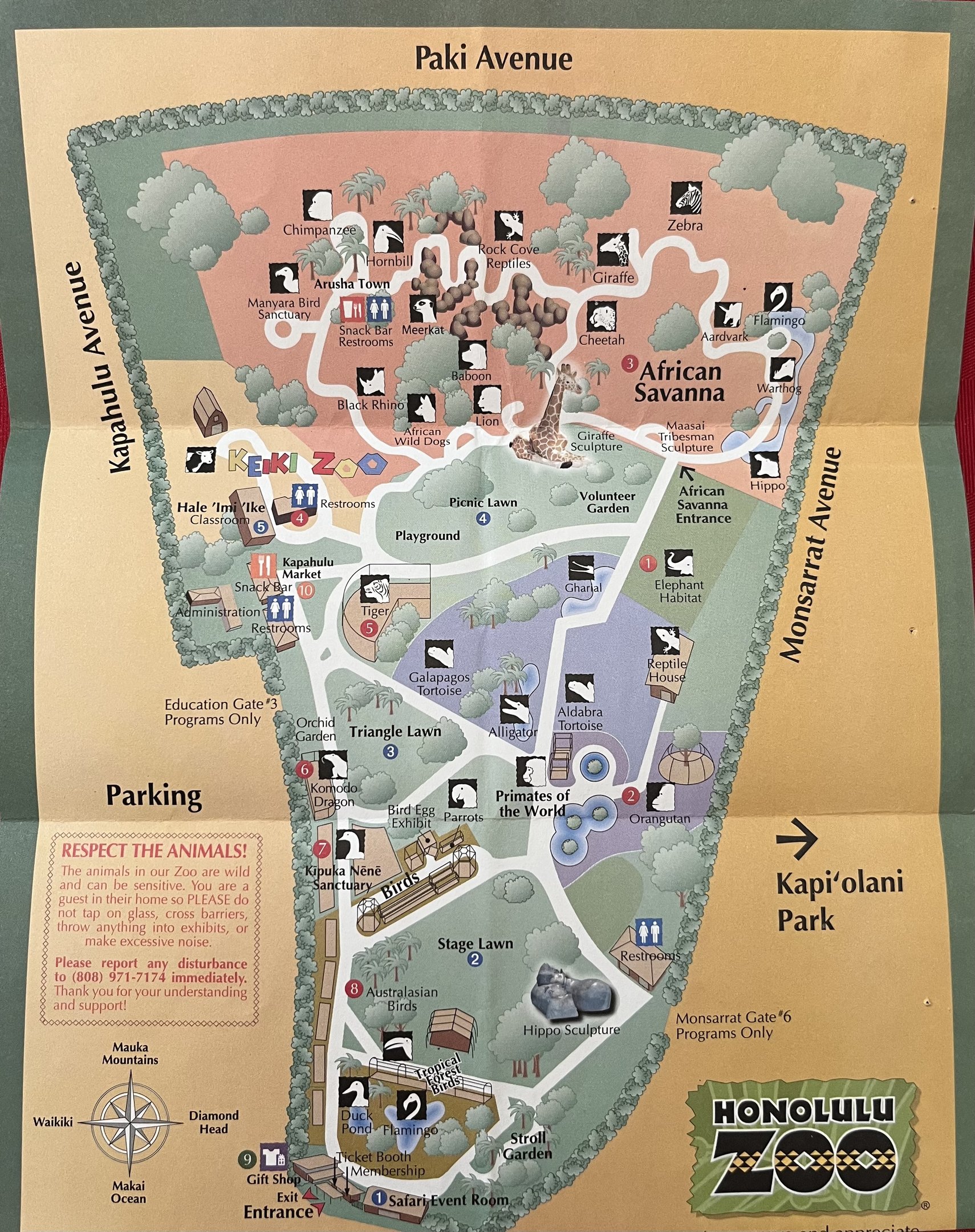 Zoo Map - 2014
