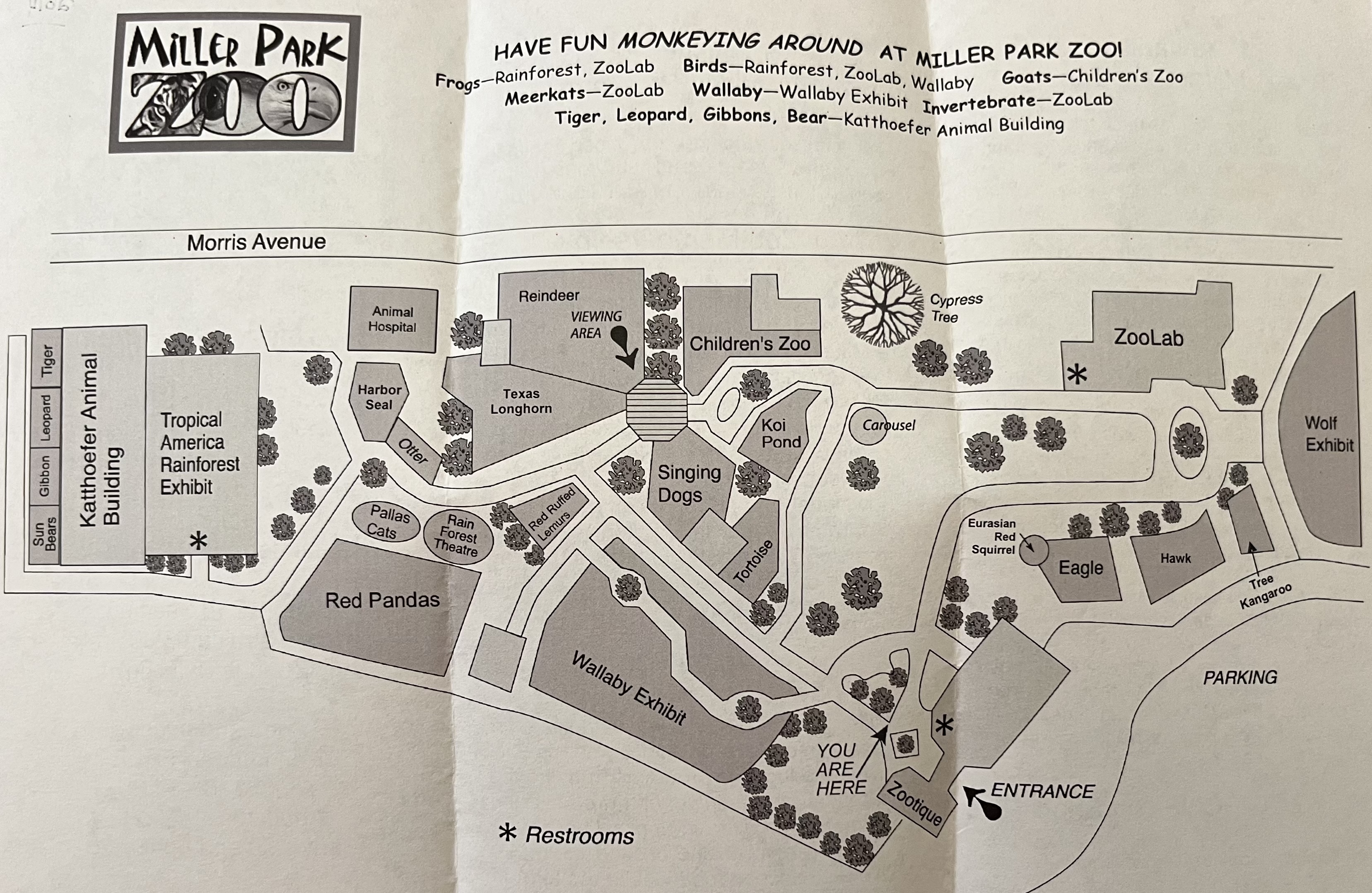 Zoo Map - 2014