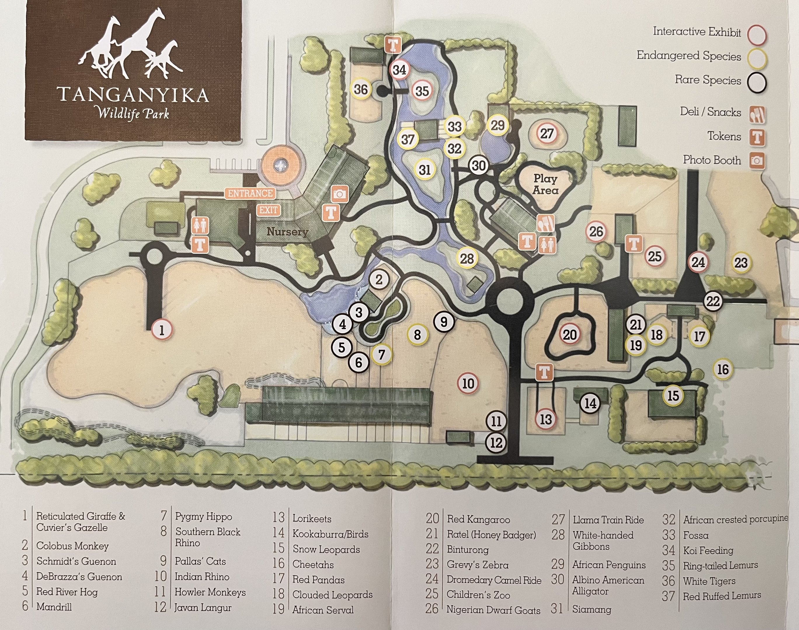 Zoo Map - 2014