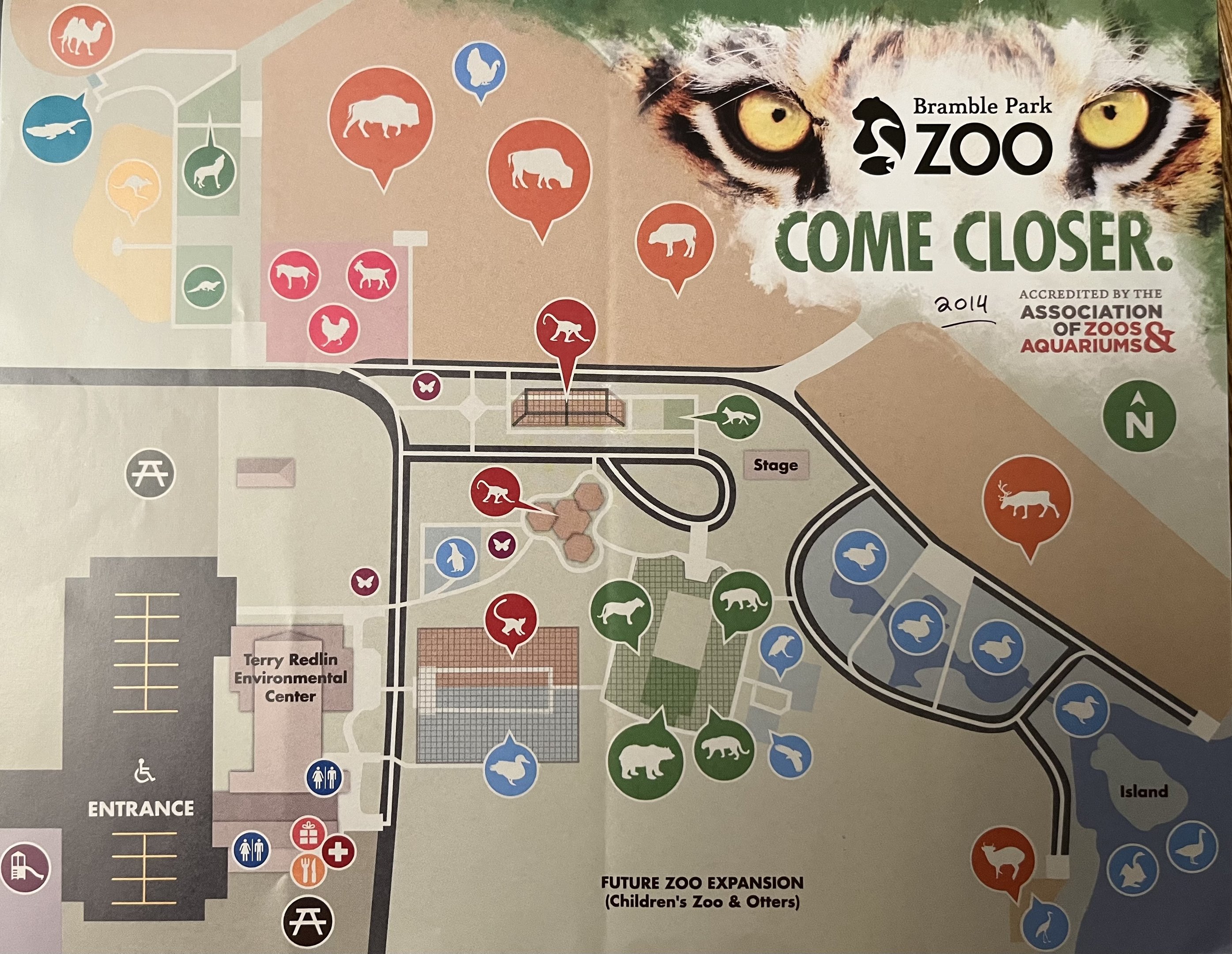Zoo Map - 2014