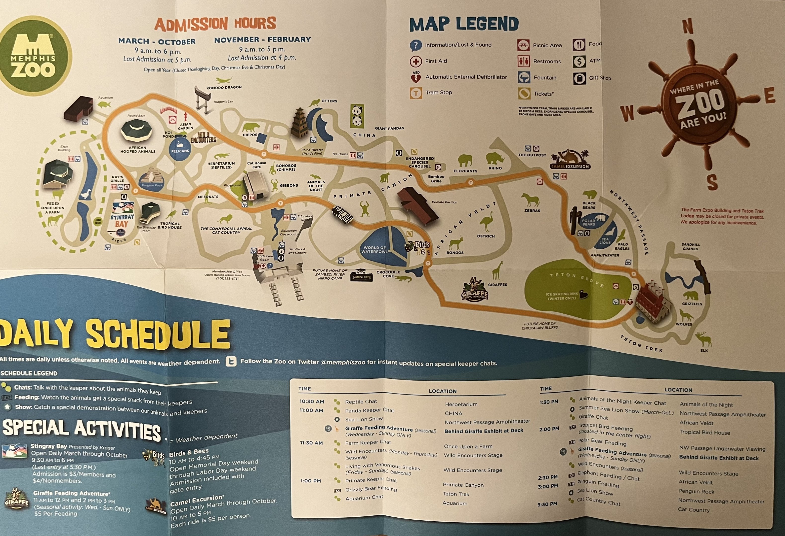 Zoo Map - 2014