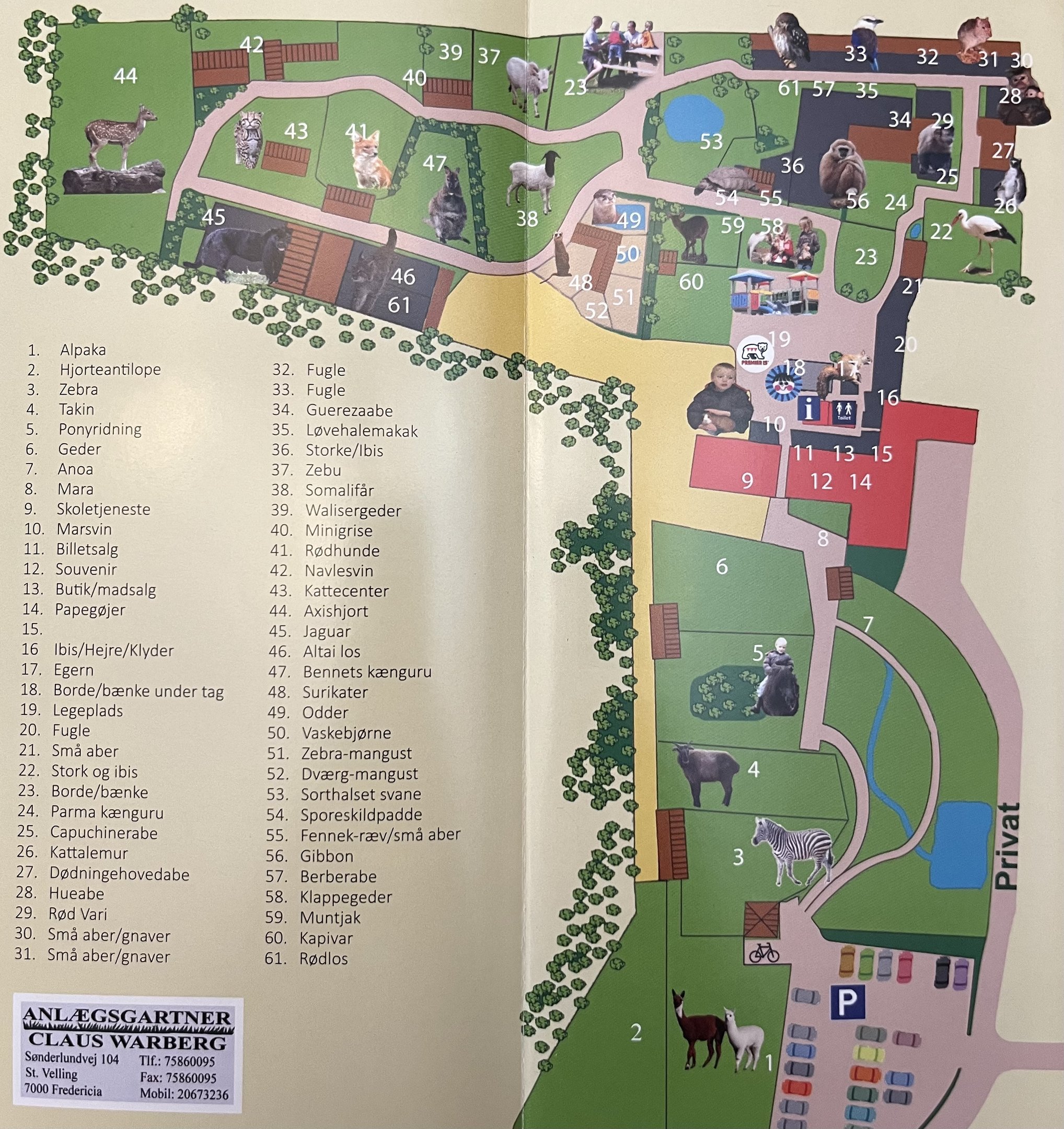 Zoo Map - 2014