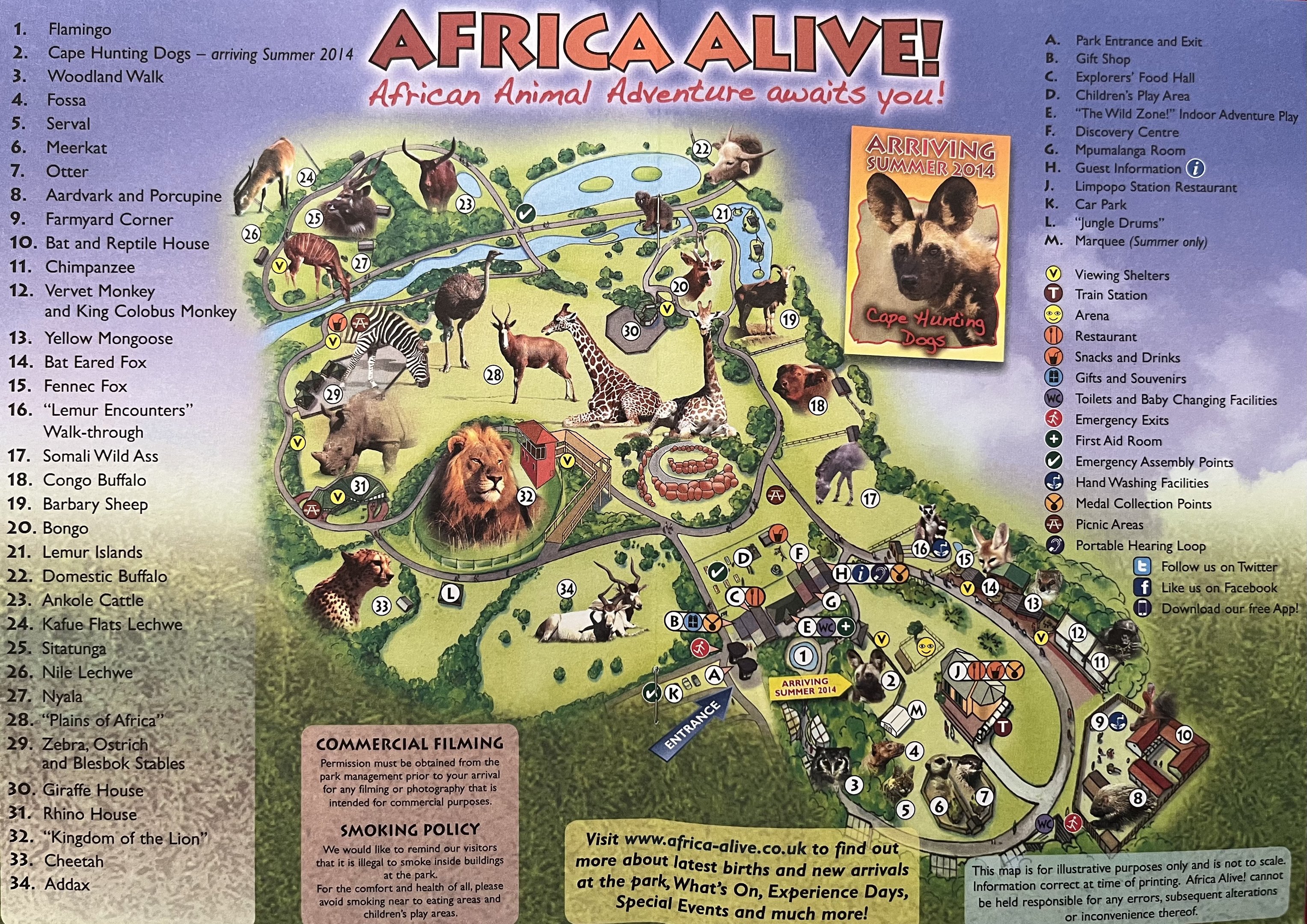Zoo Map - 2014