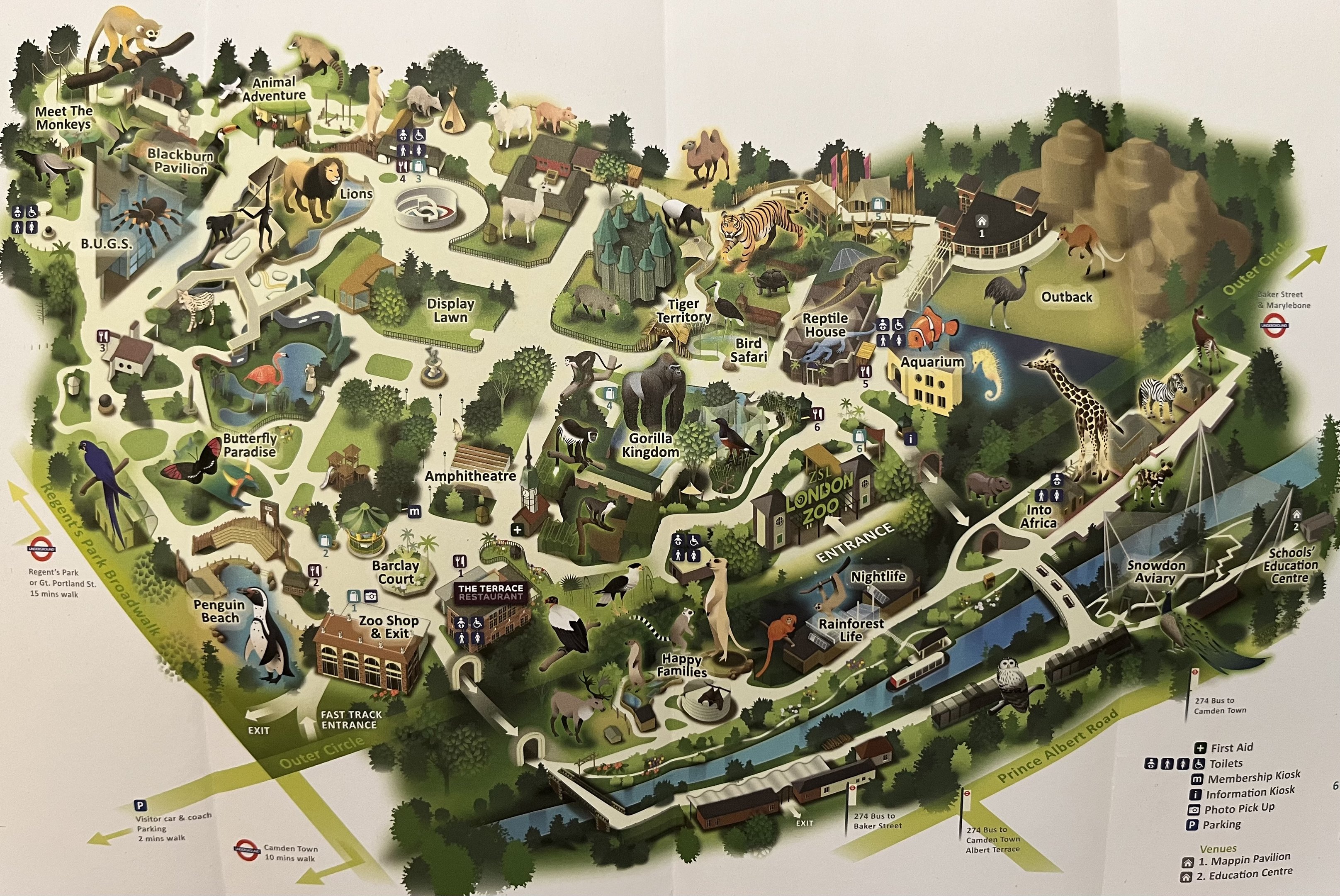 Zoo Map - 2014