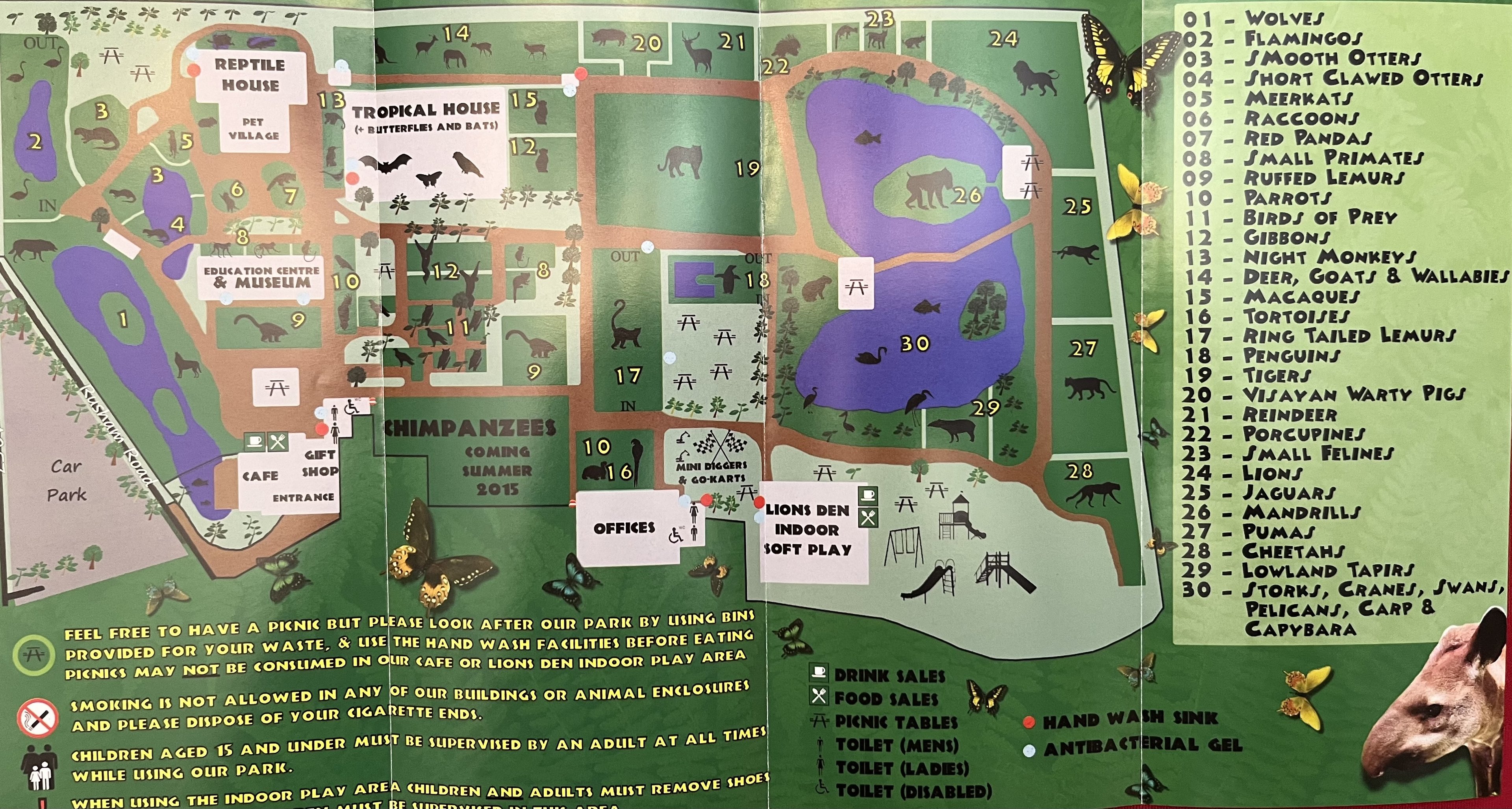 Zoo Map - 2014