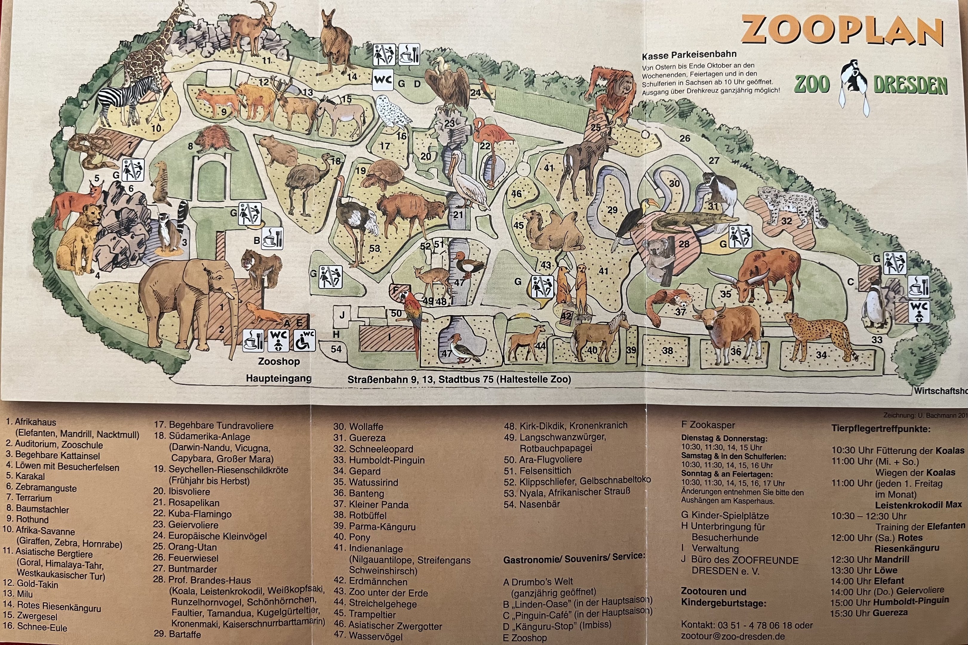 Zoo Map - 2014