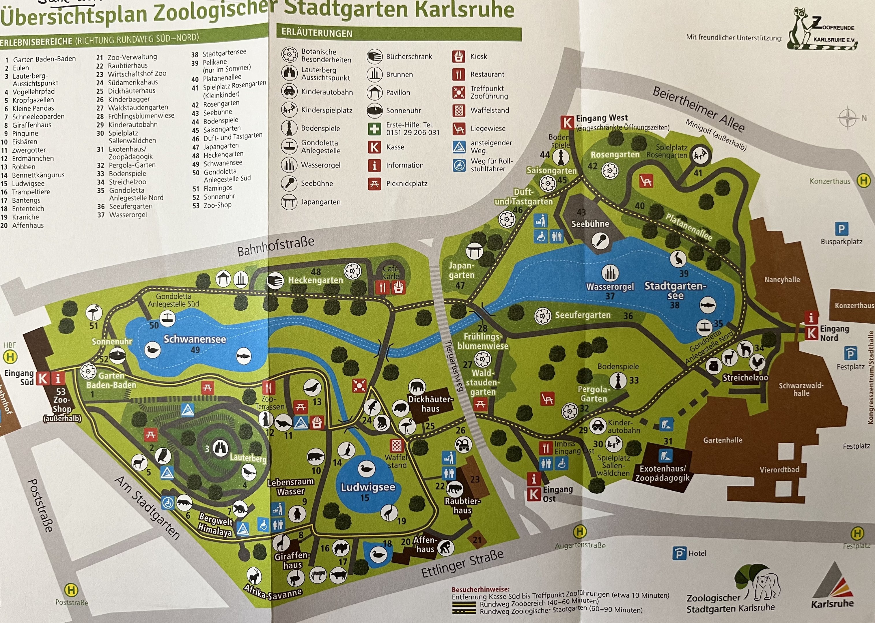 Zoo Map - 2014