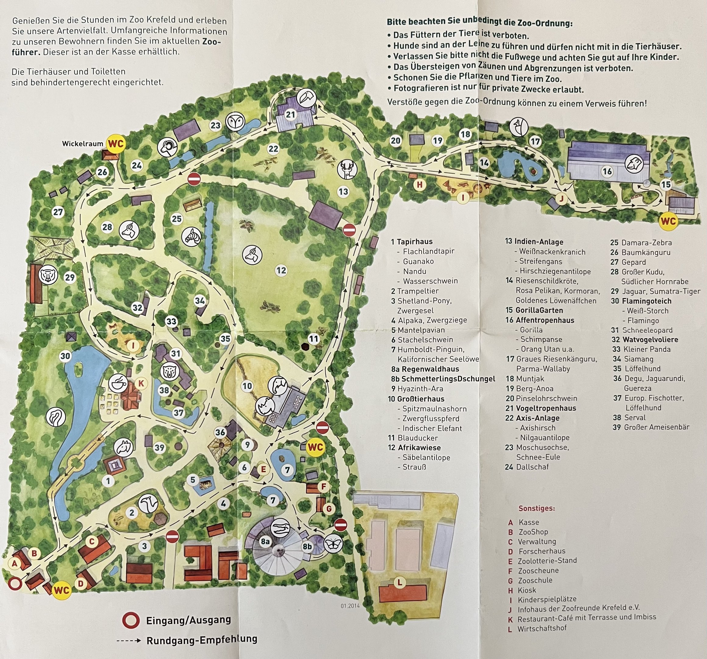 Zoo Map - 2014