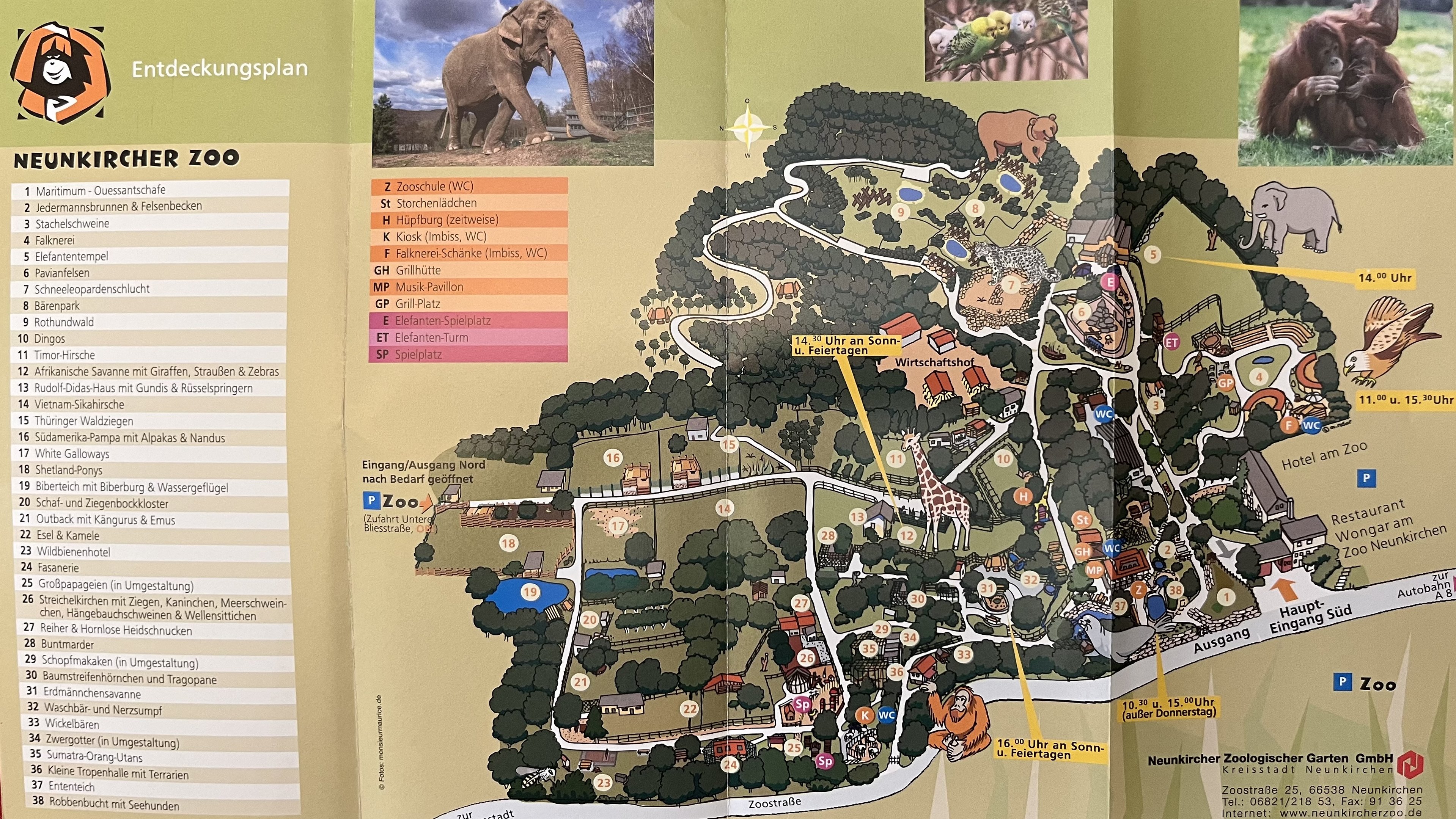 Zoo Map - 2014