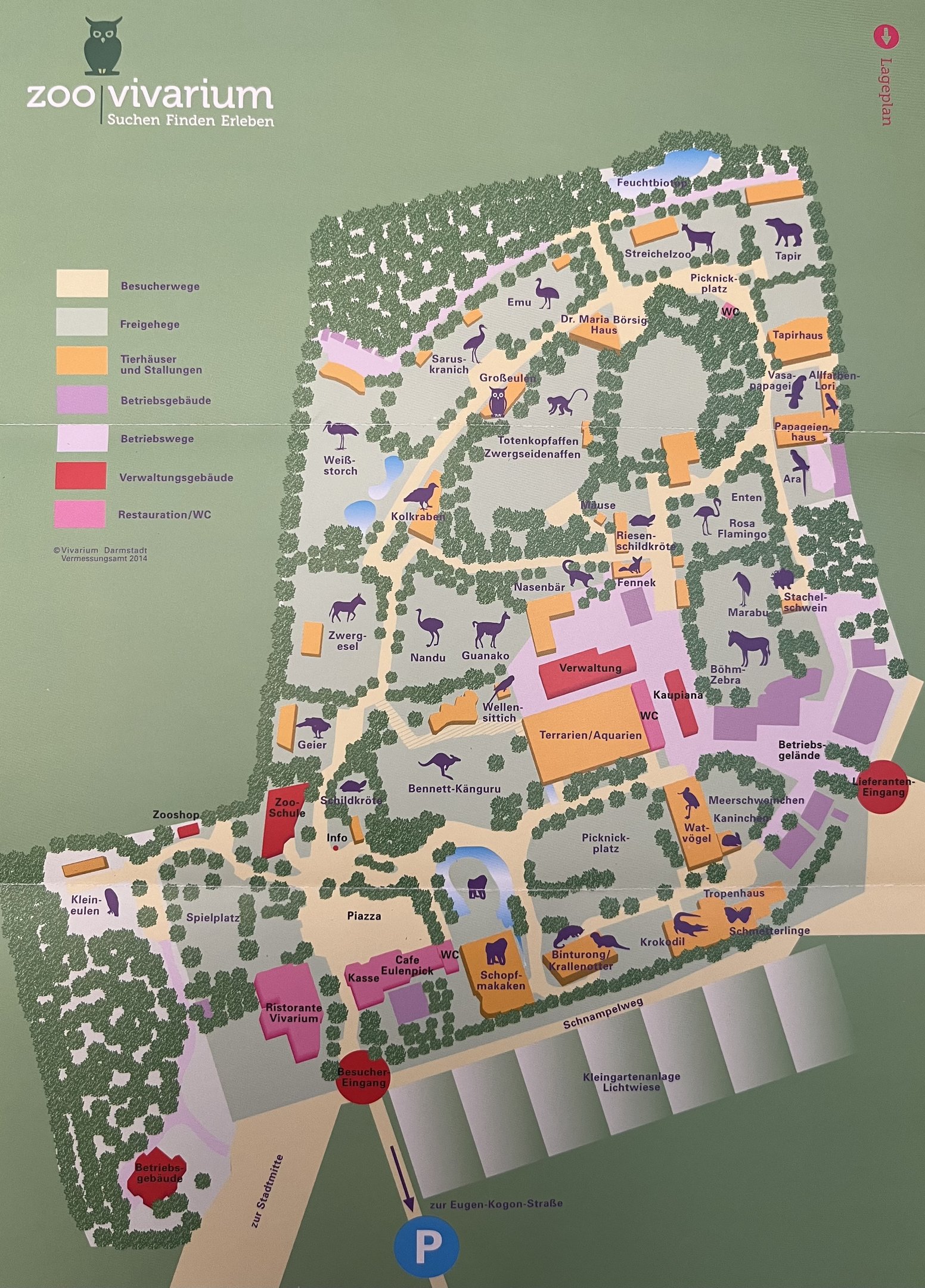Zoo Map - 2014