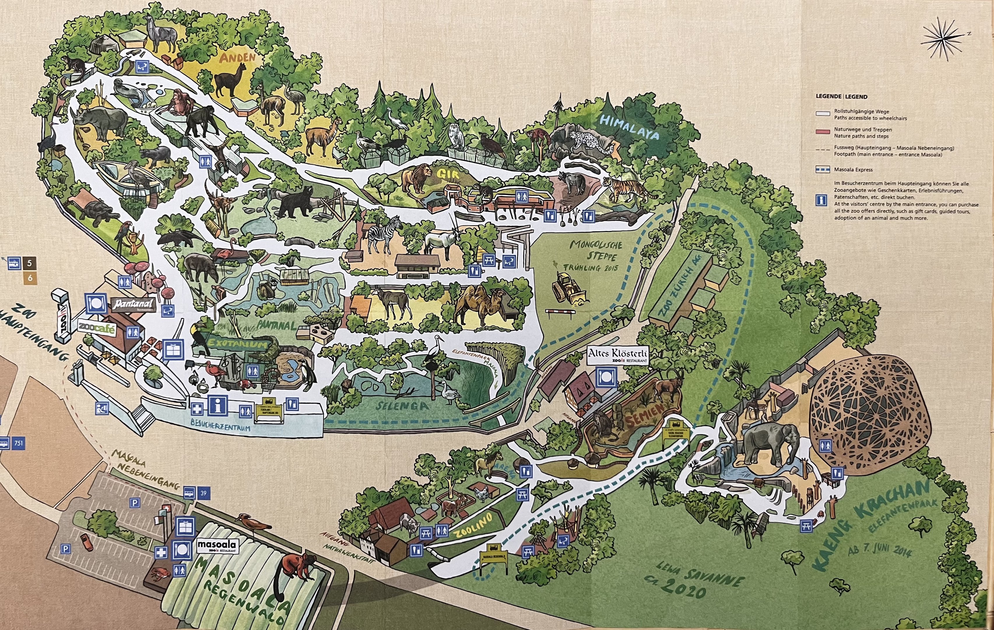 Zoo Map - 2014