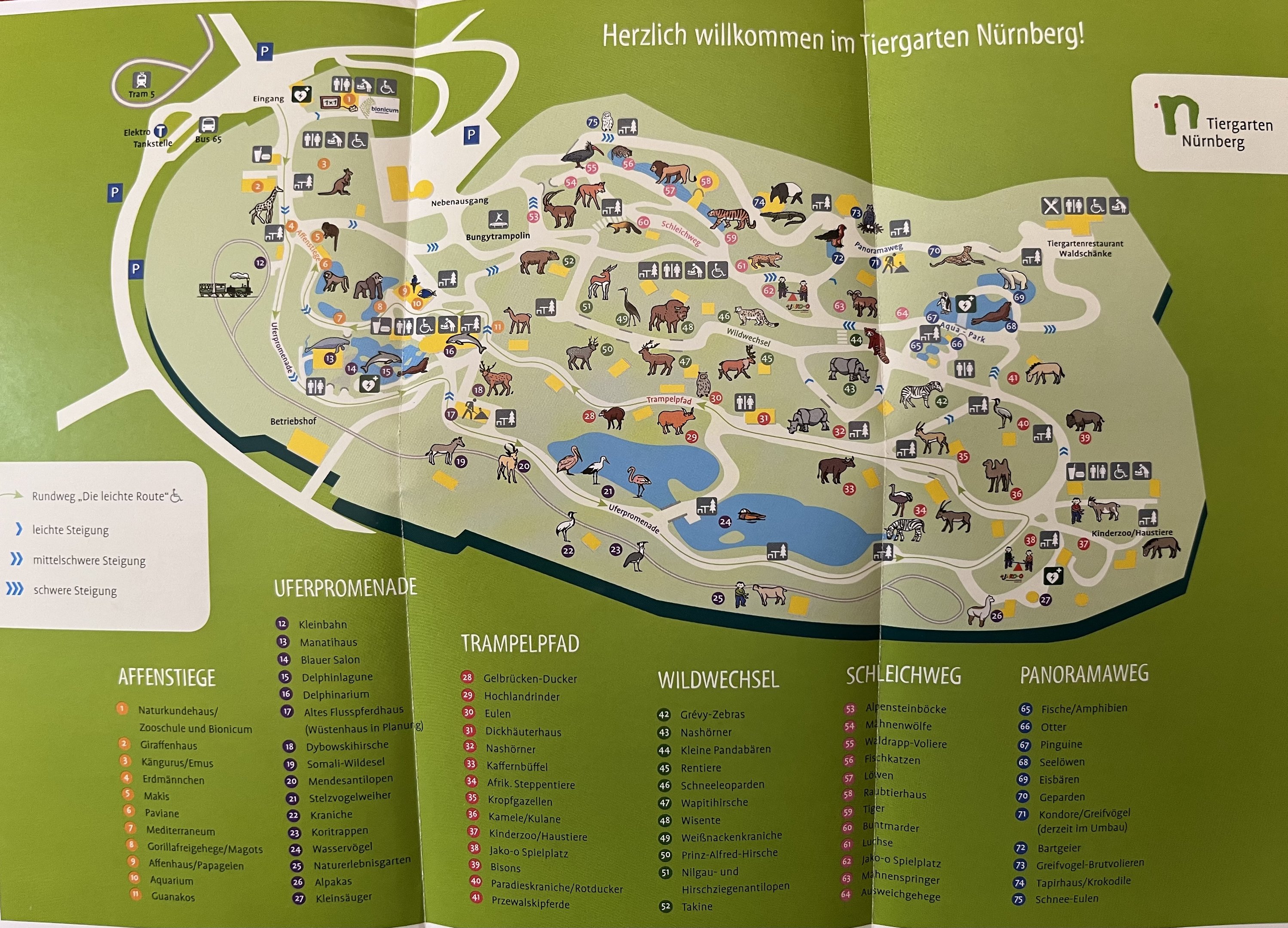 Zoo Map - 2015 (German)