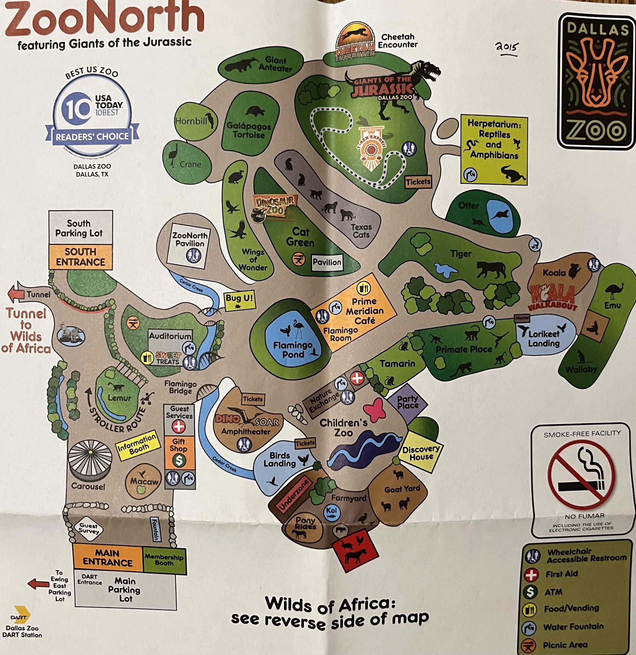 Zoo Map - 2015 (ZooNorth)