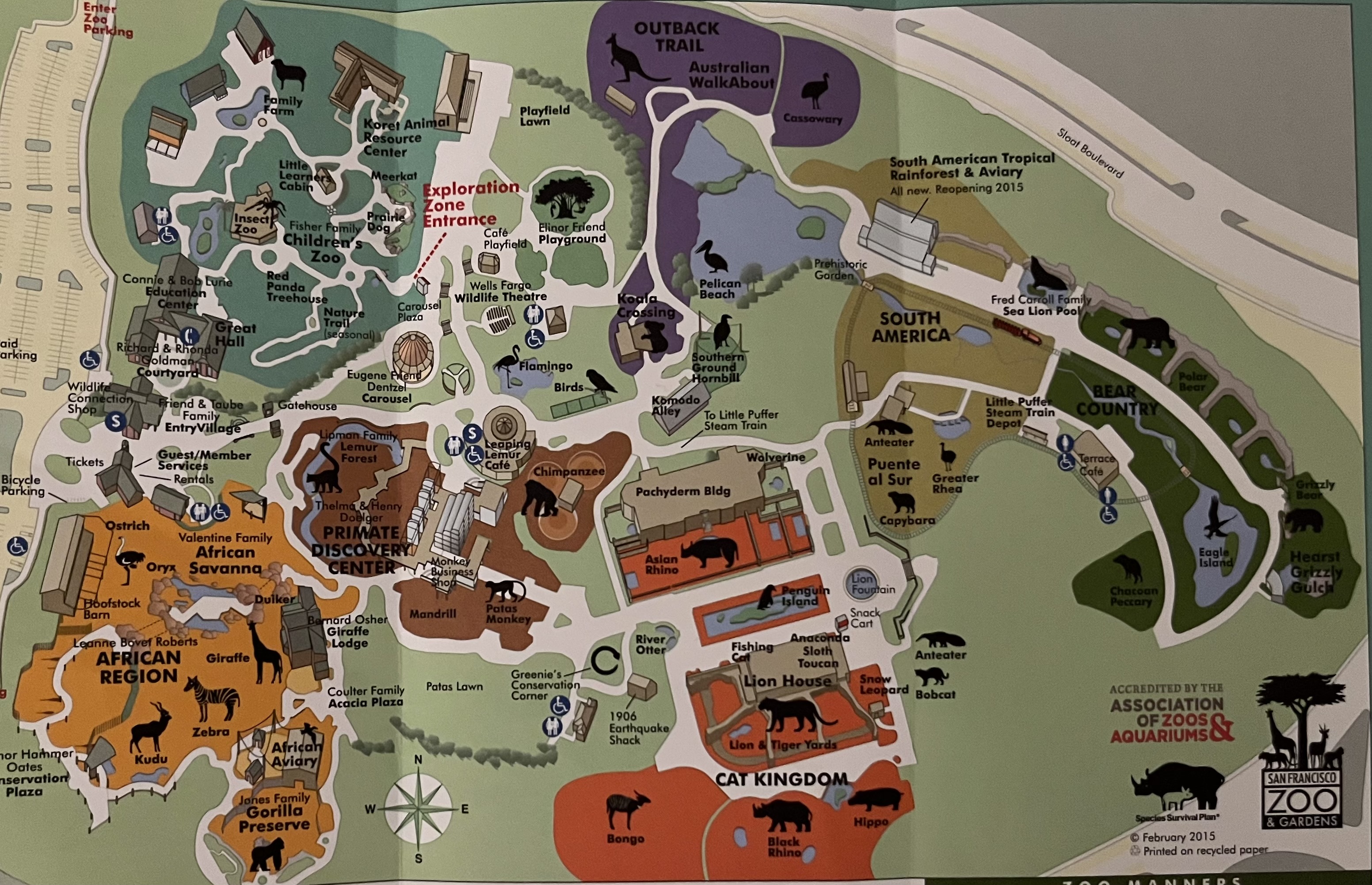 Zoo Map - 2015
