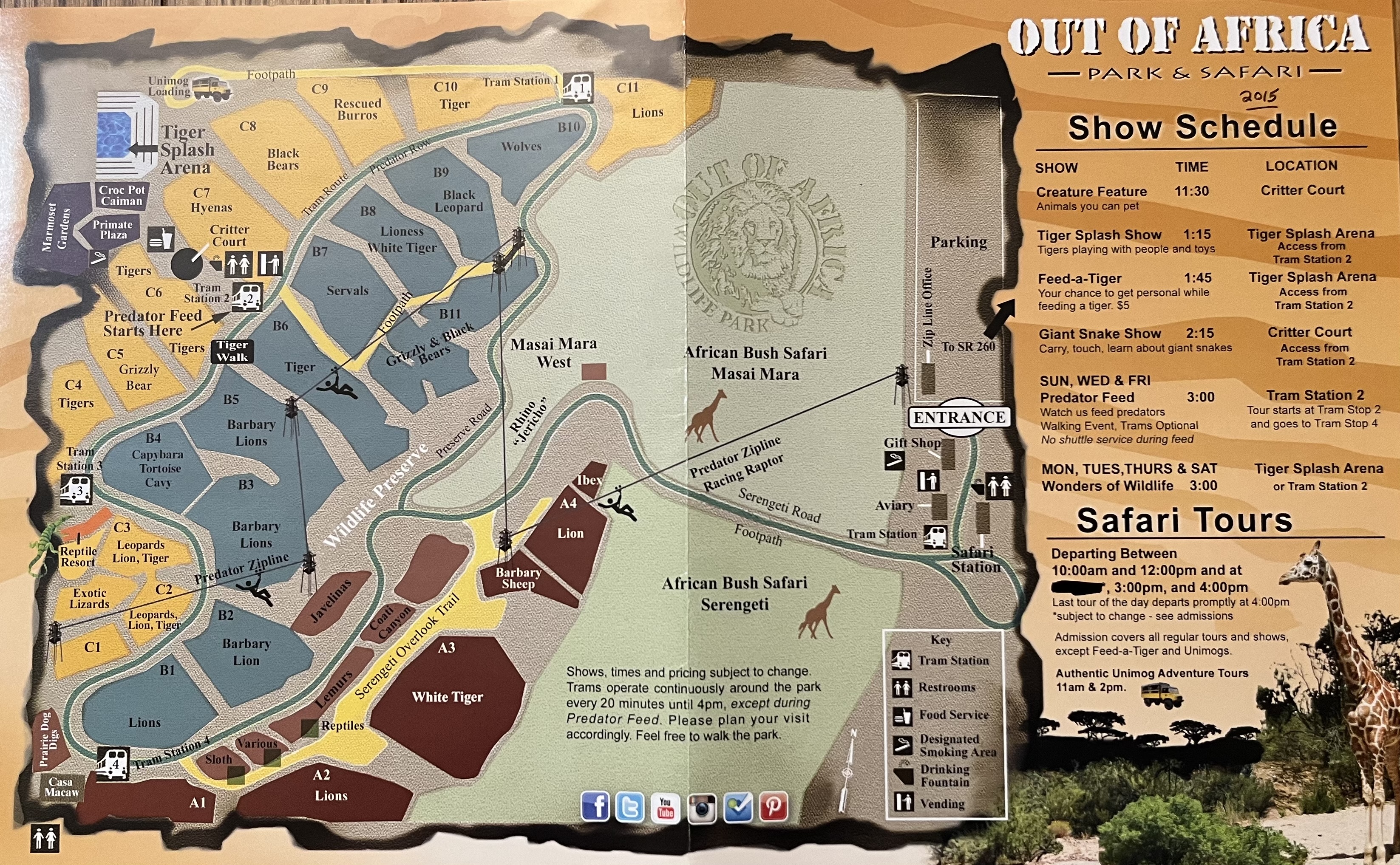 Zoo Map - 2015