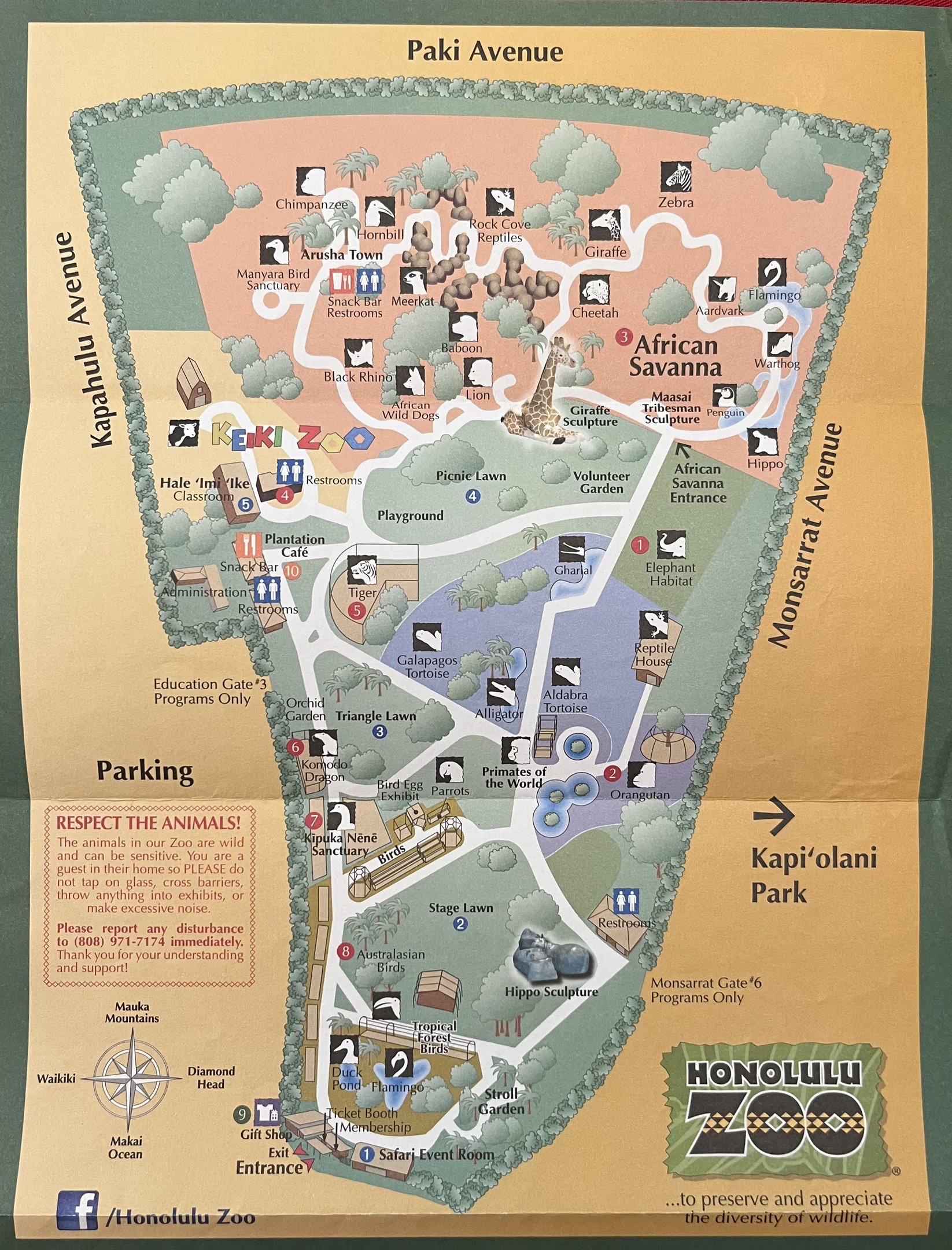 Zoo Map - 2015