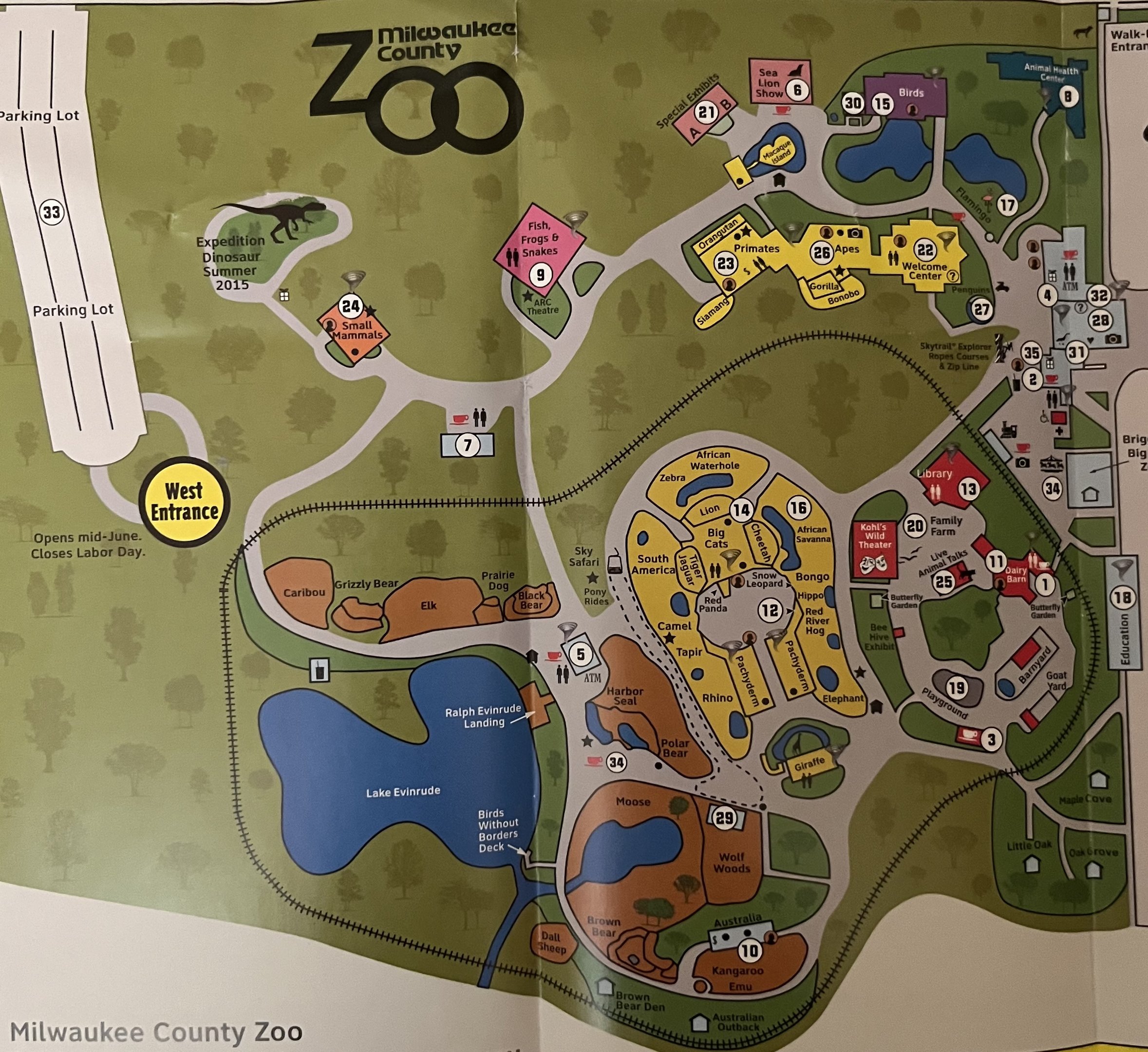 Zoo Map - 2015
