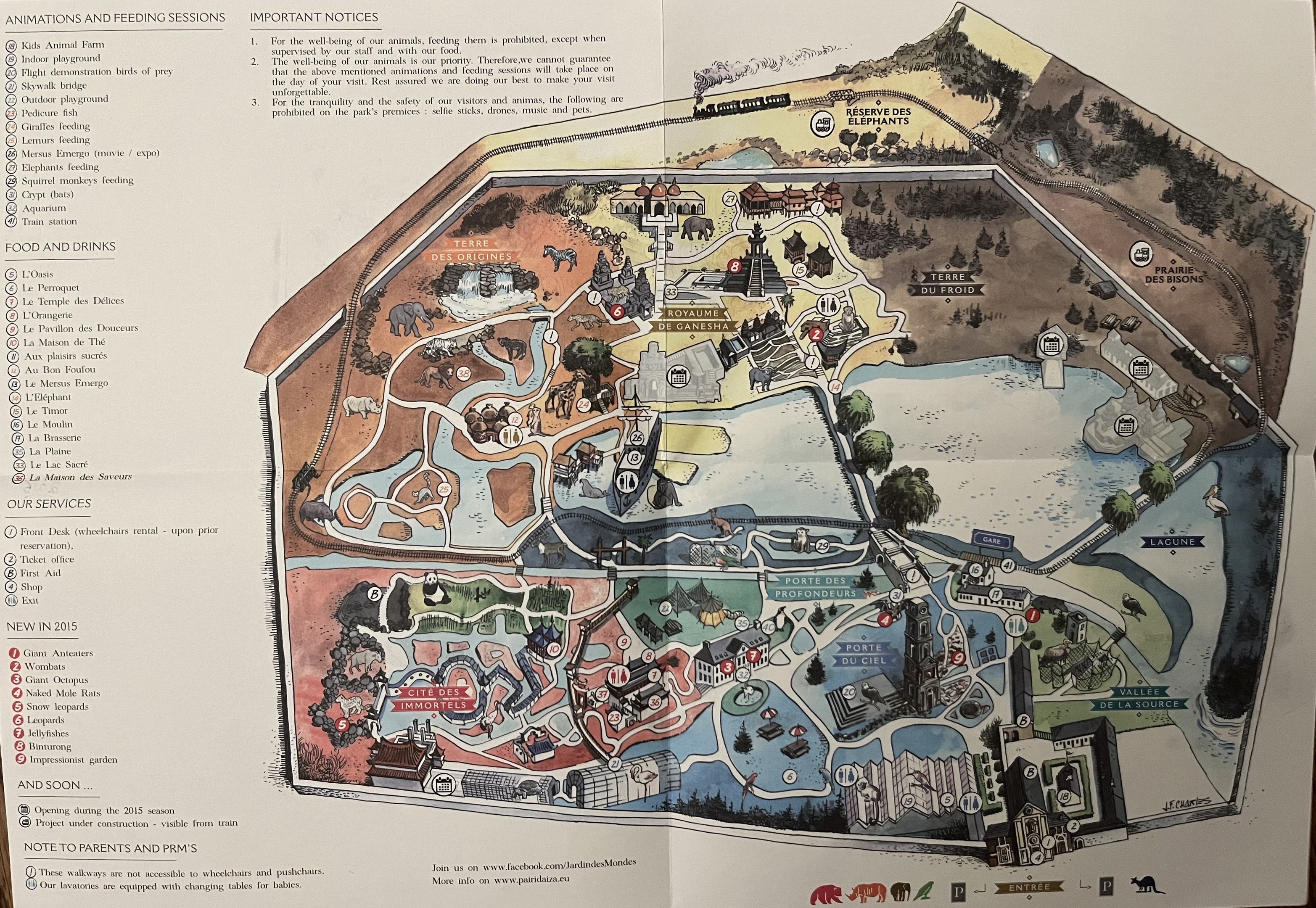 Zoo Map - 2015