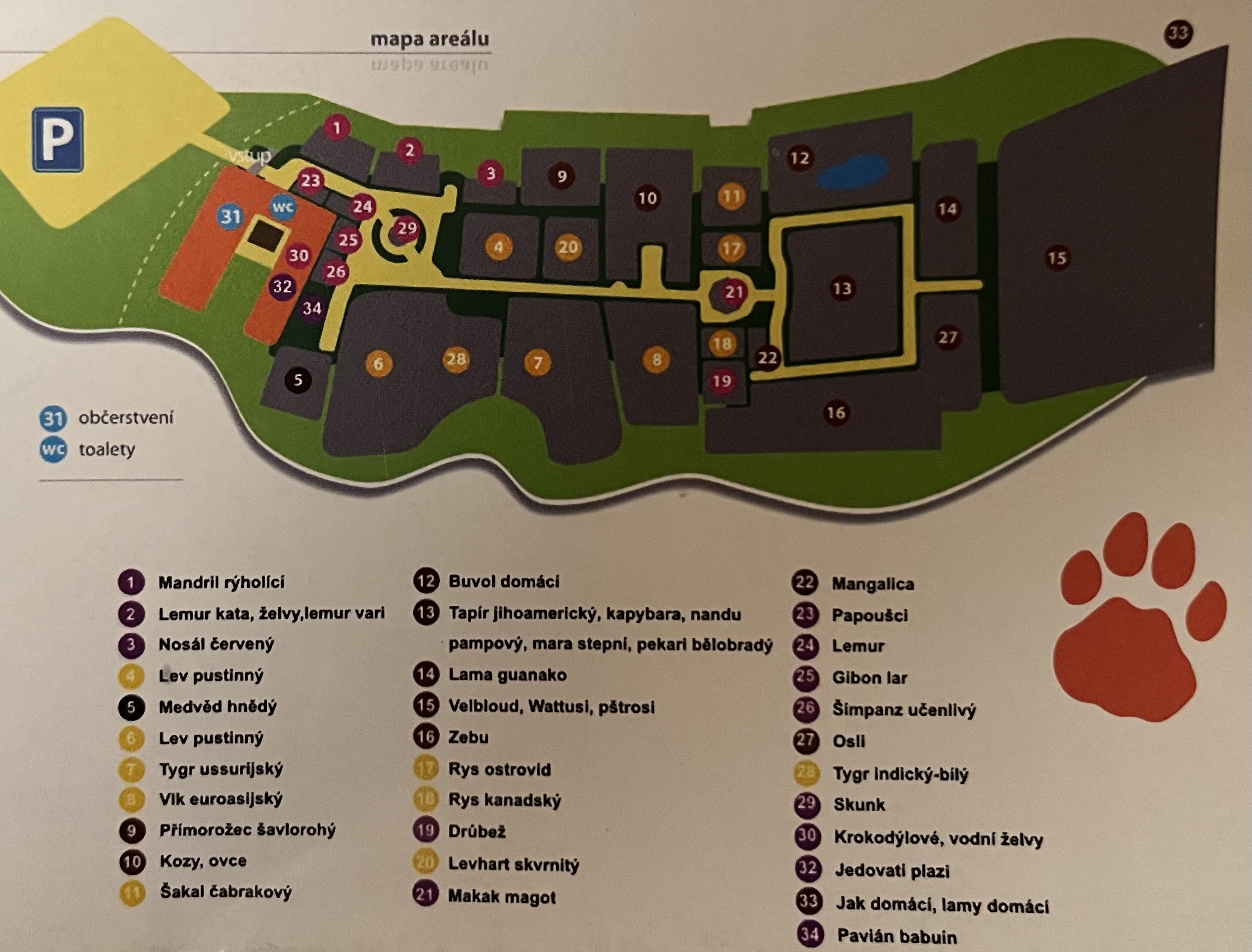 Zoo Map - 2015