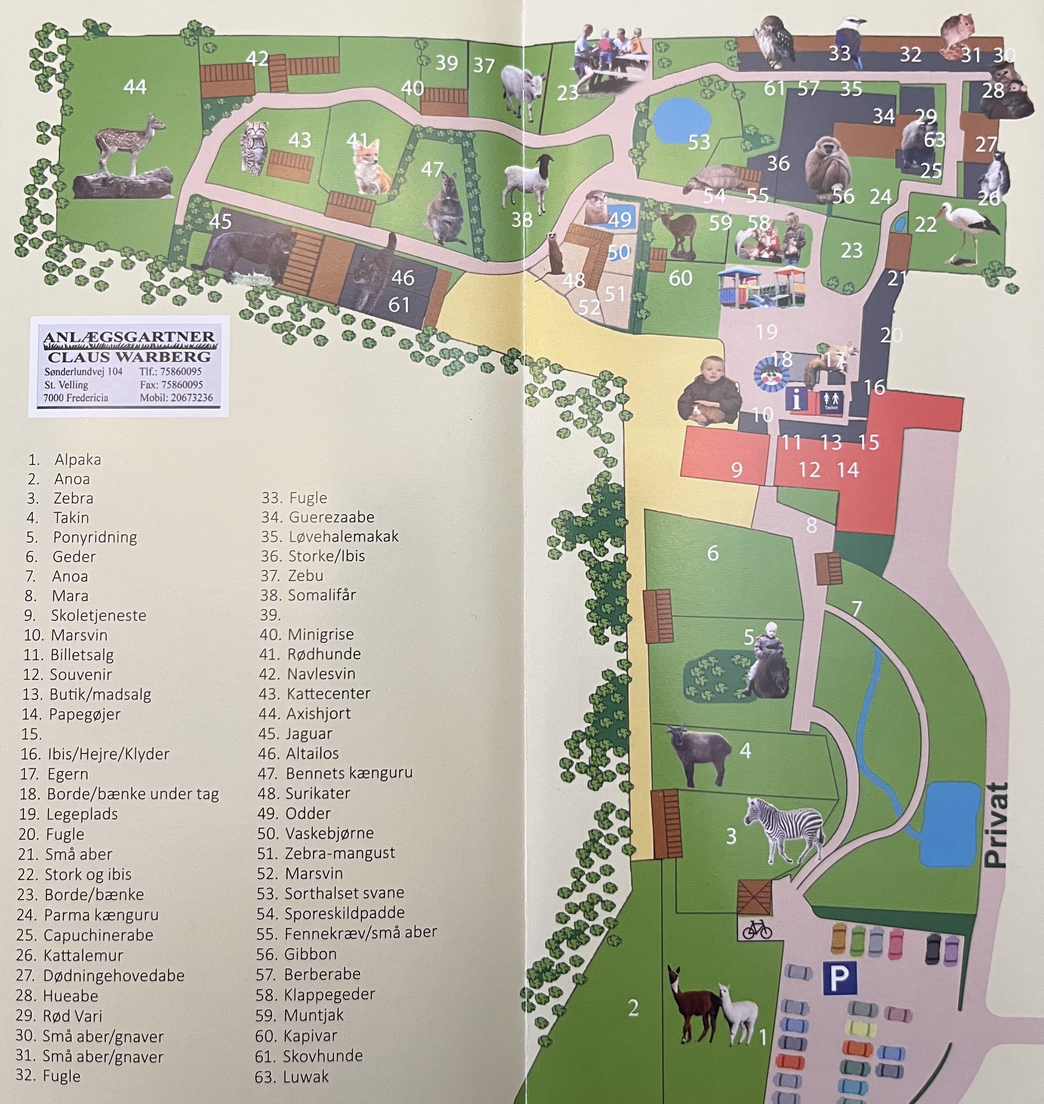 Zoo Map - 2015