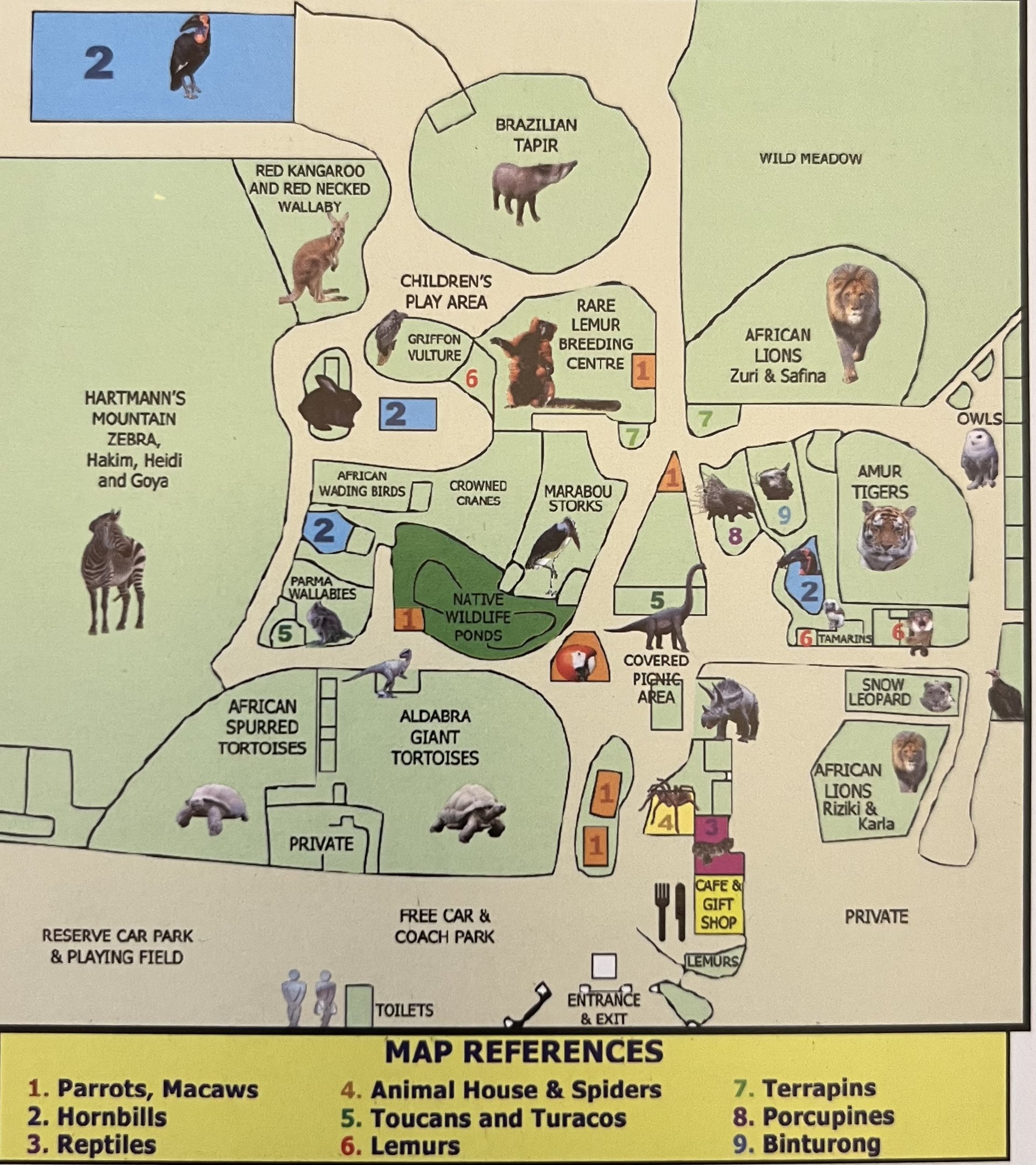 Zoo Map - 2015