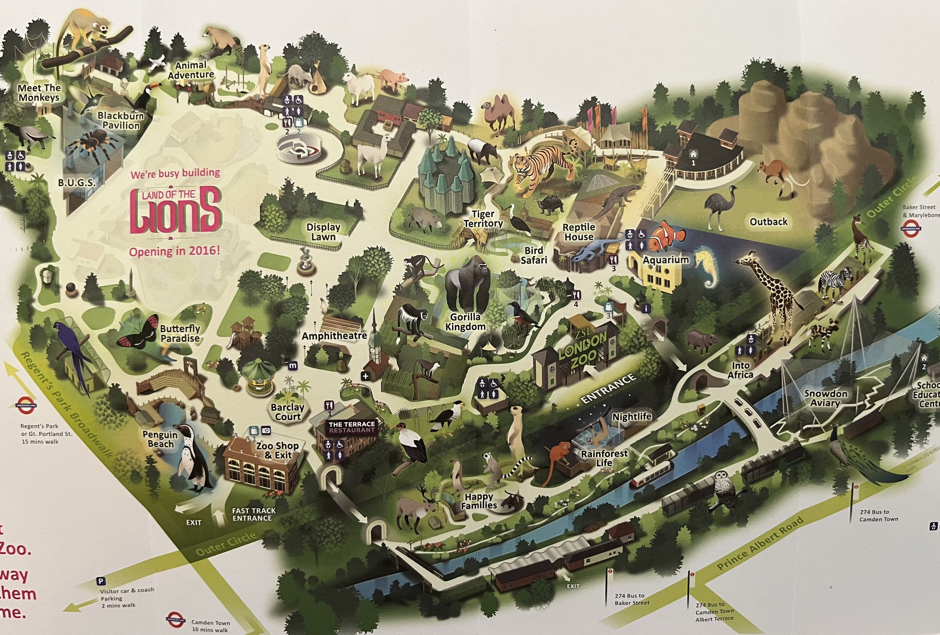 Zoo Map - 2015