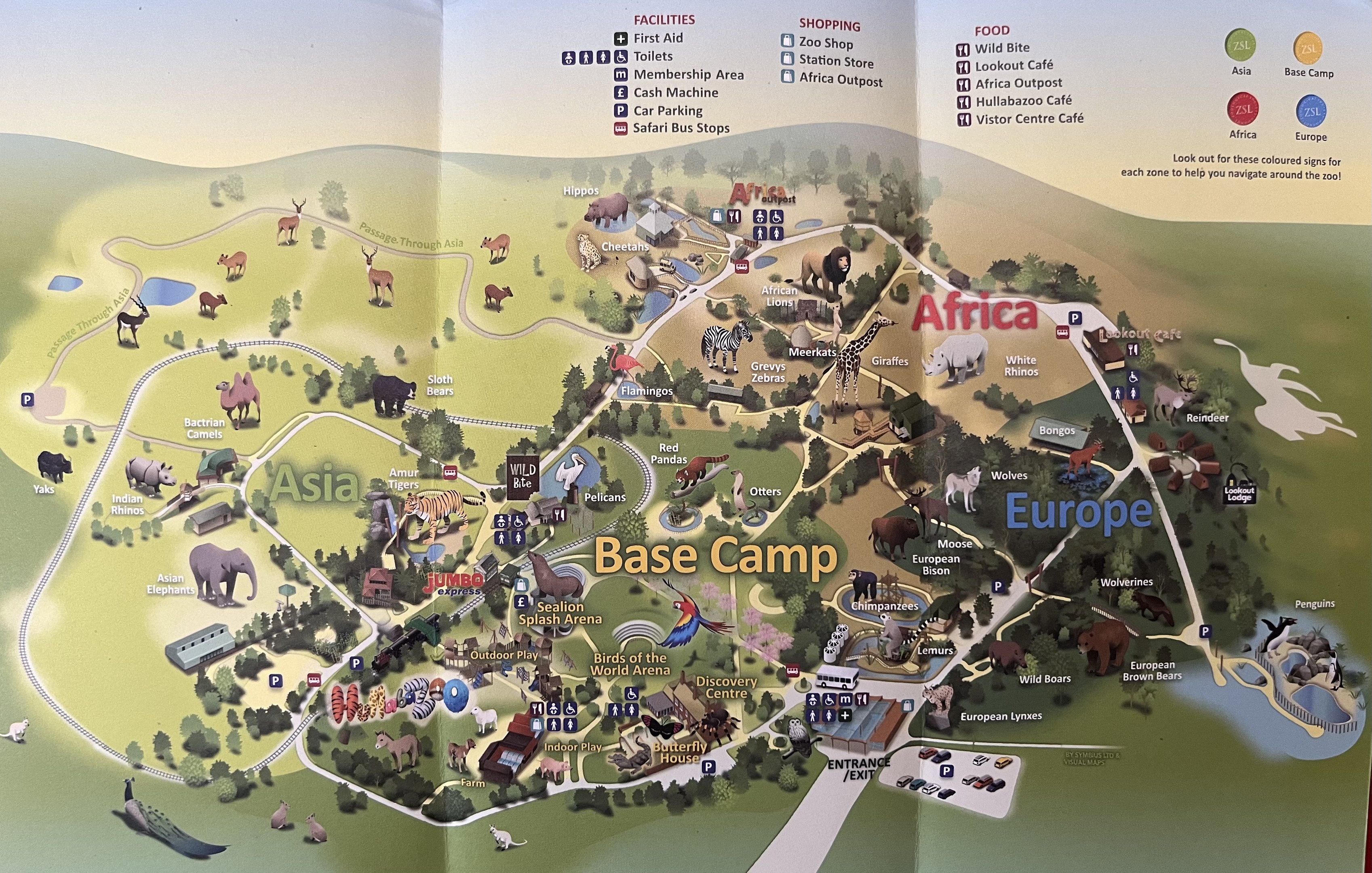 Zoo Map - 2015