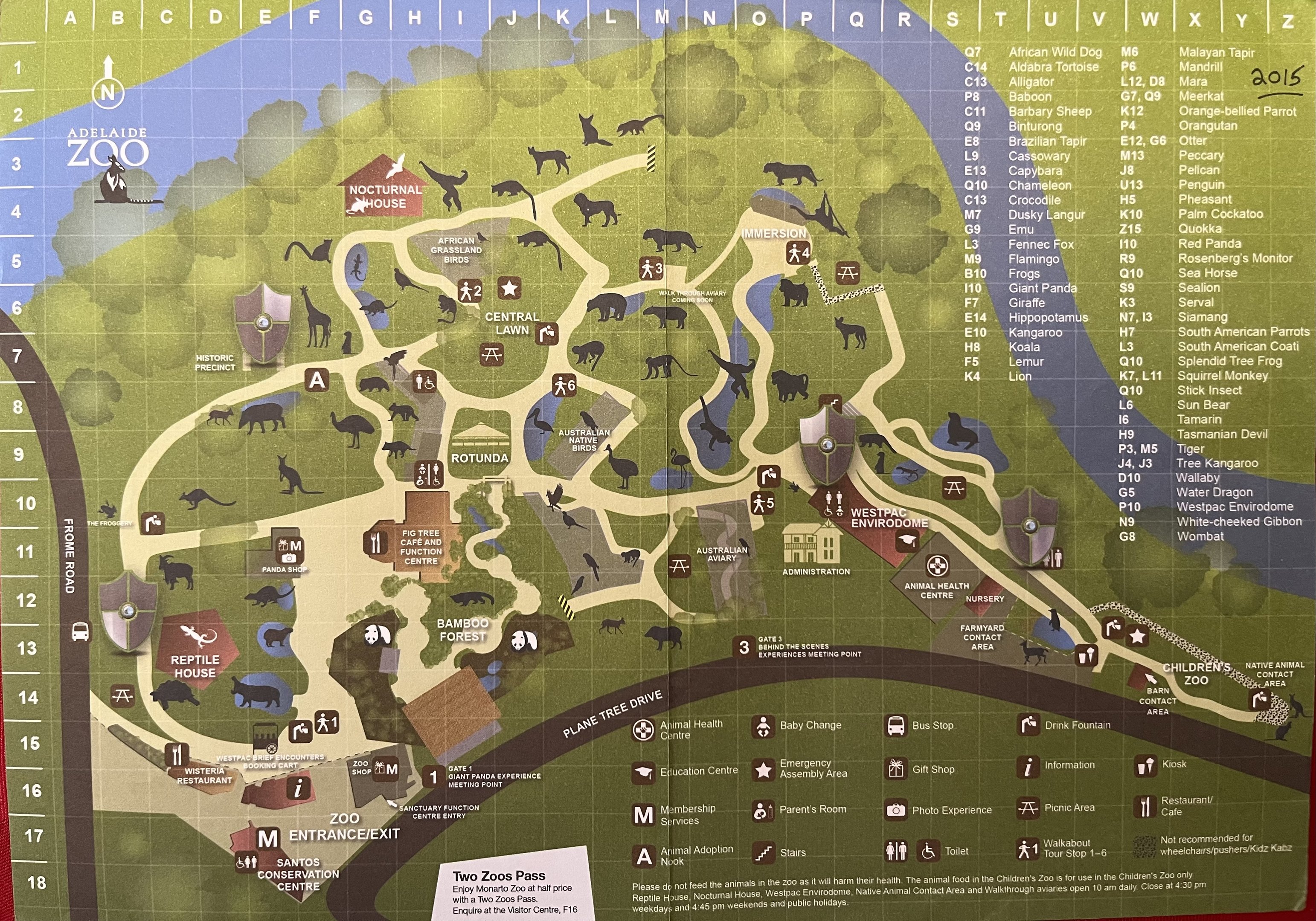 Zoo Map - 2015