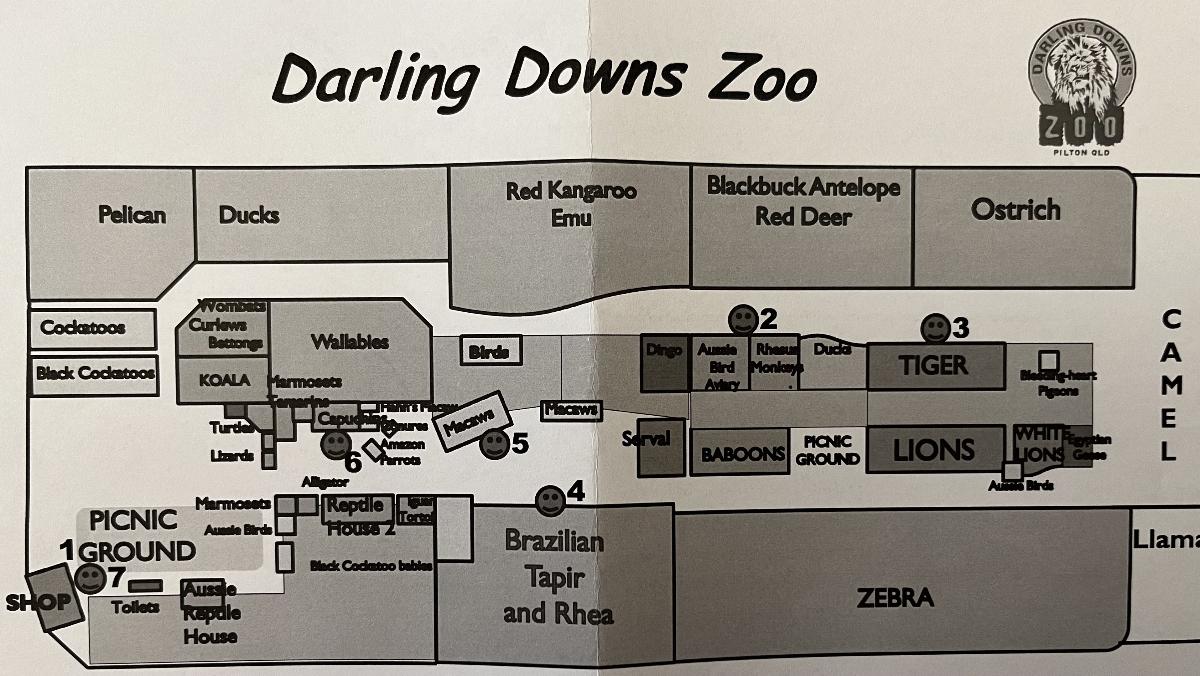Zoo Map - 2015