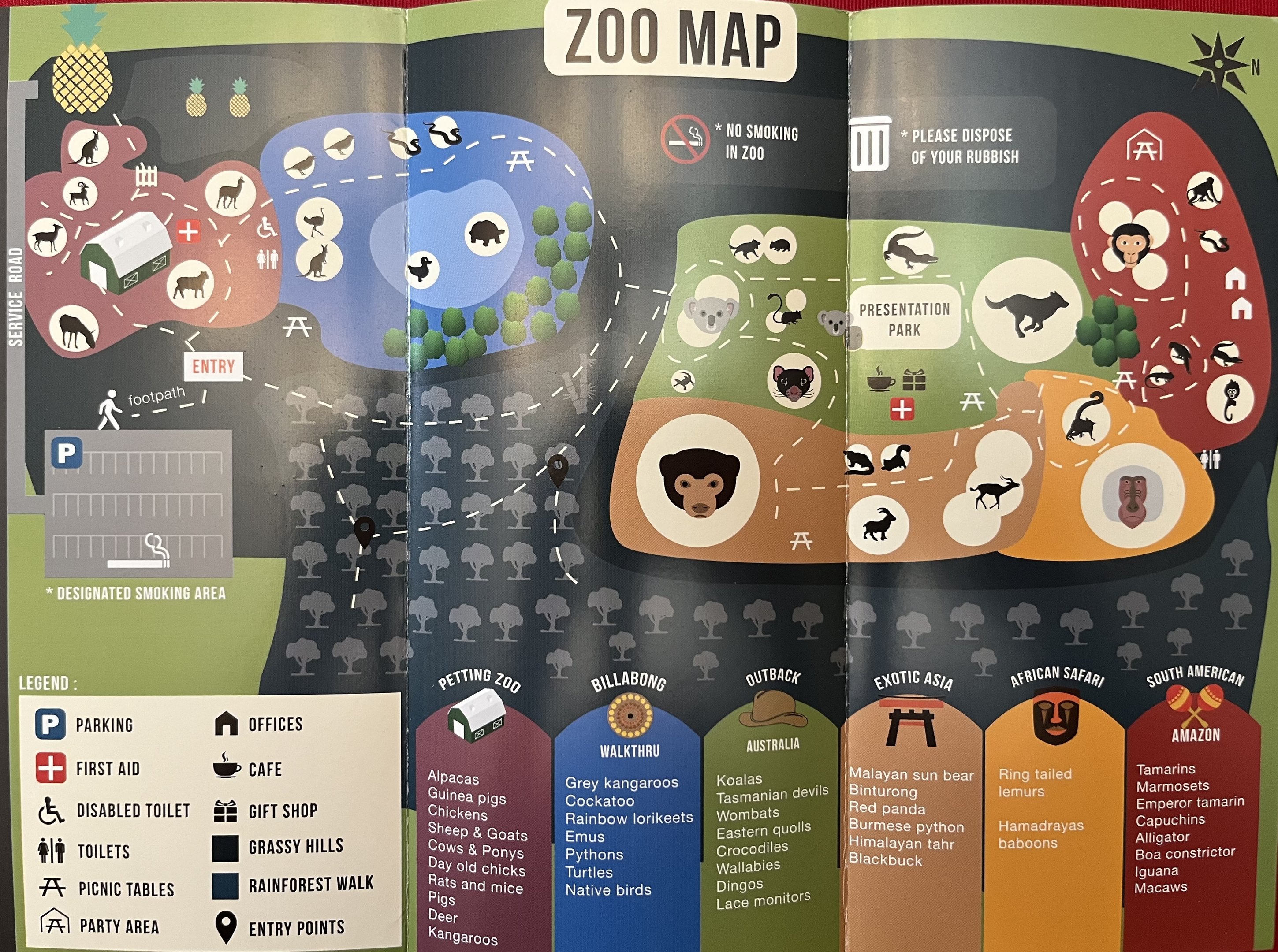 Zoo Map - 2015