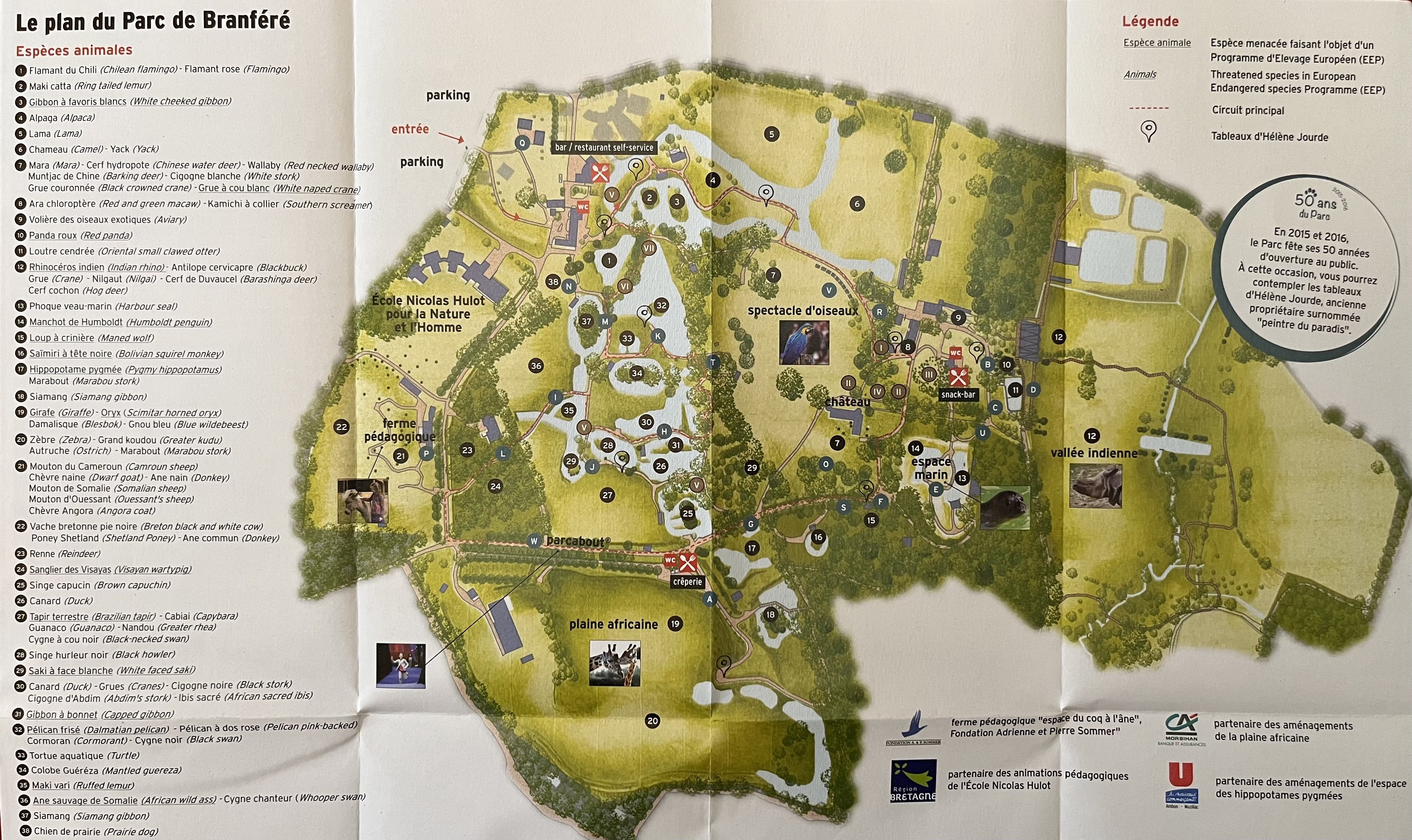 Zoo Map - 2015