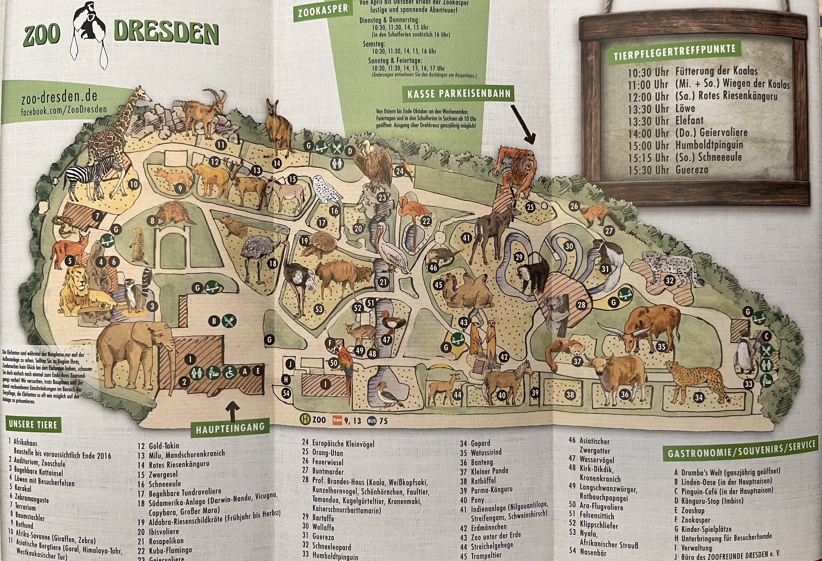Zoo Map - 2015