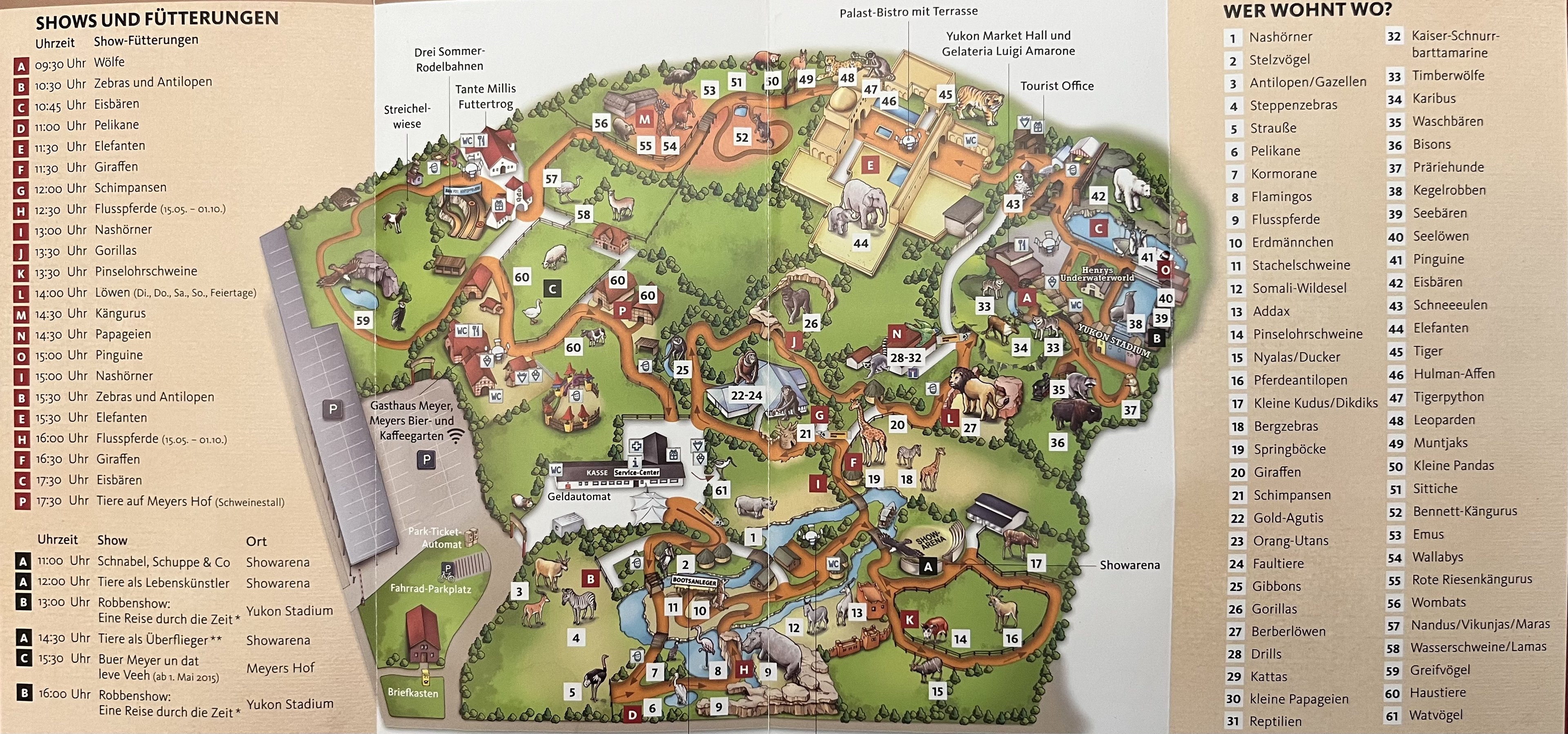 Zoo Map - 2015