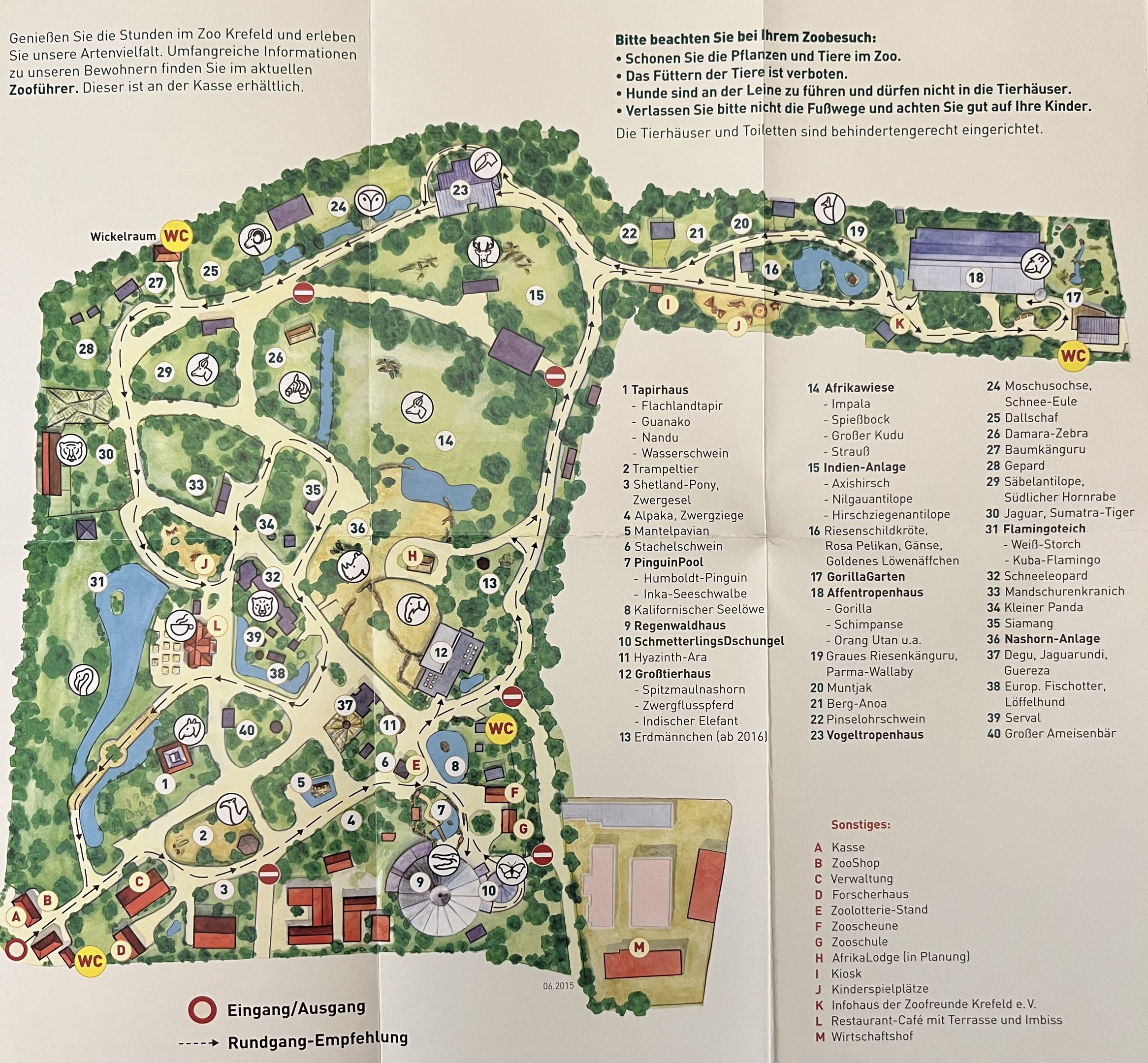 Zoo Map - 2015