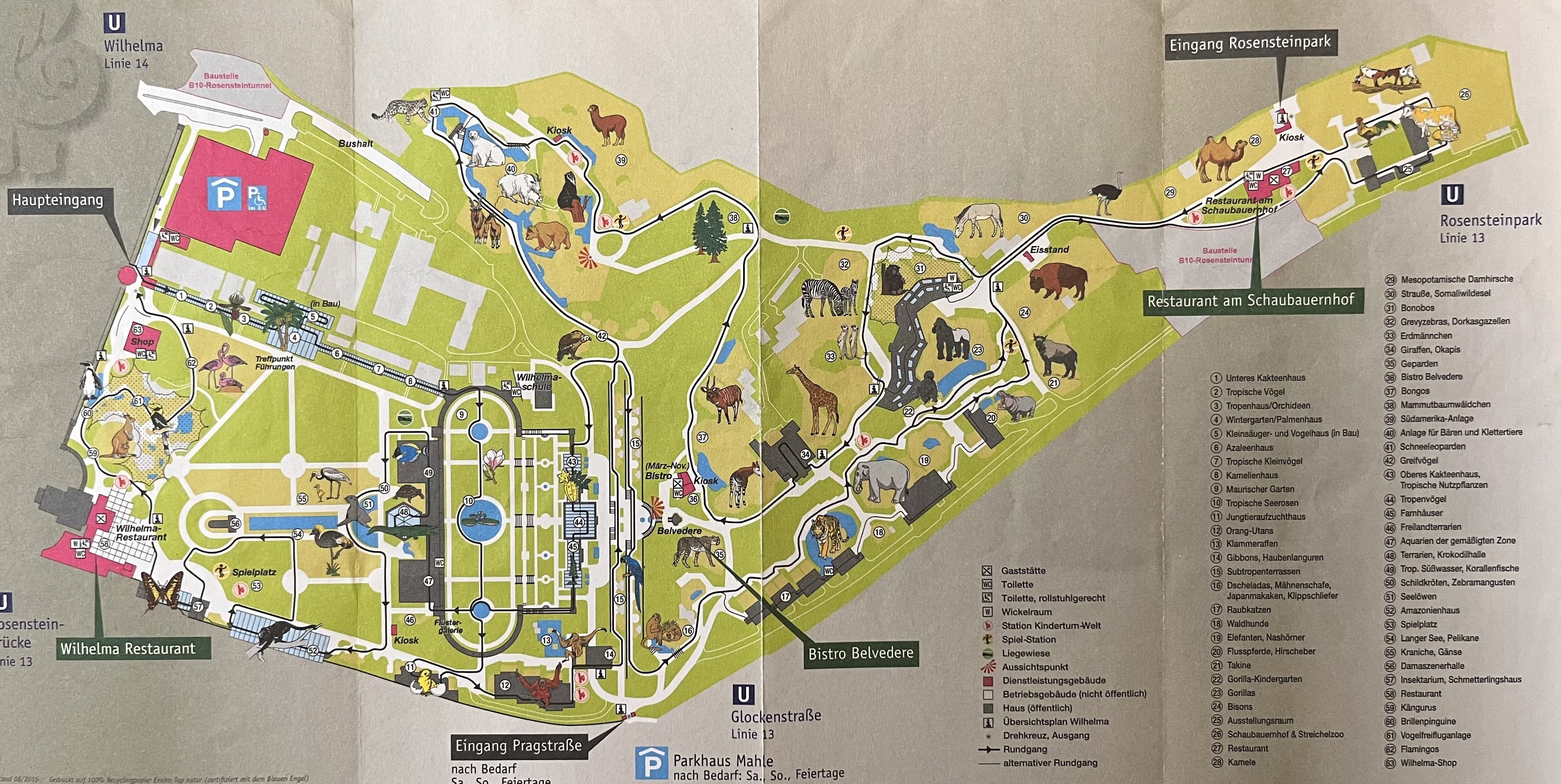 Zoo Map - 2015