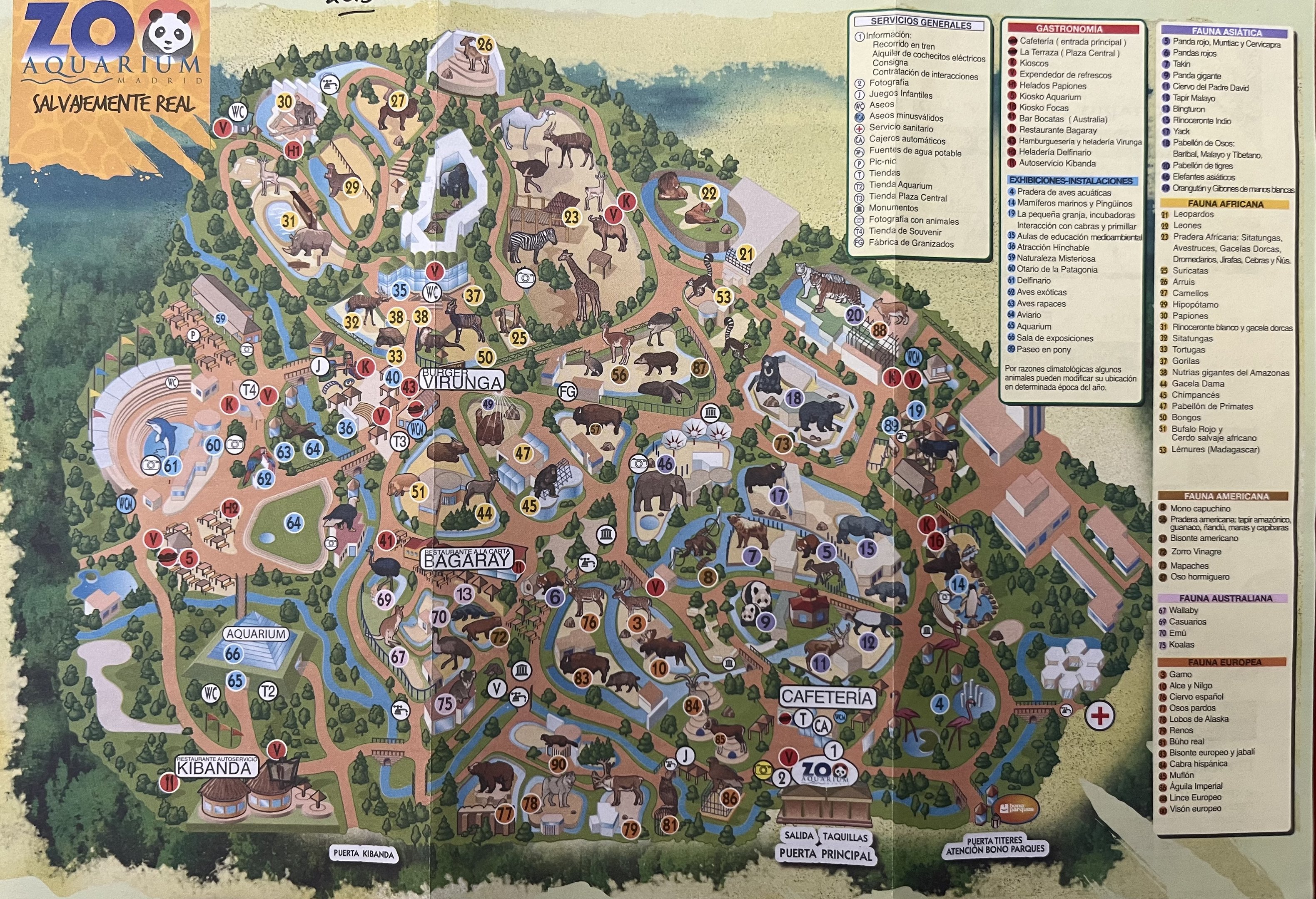 Zoo Map - 2015