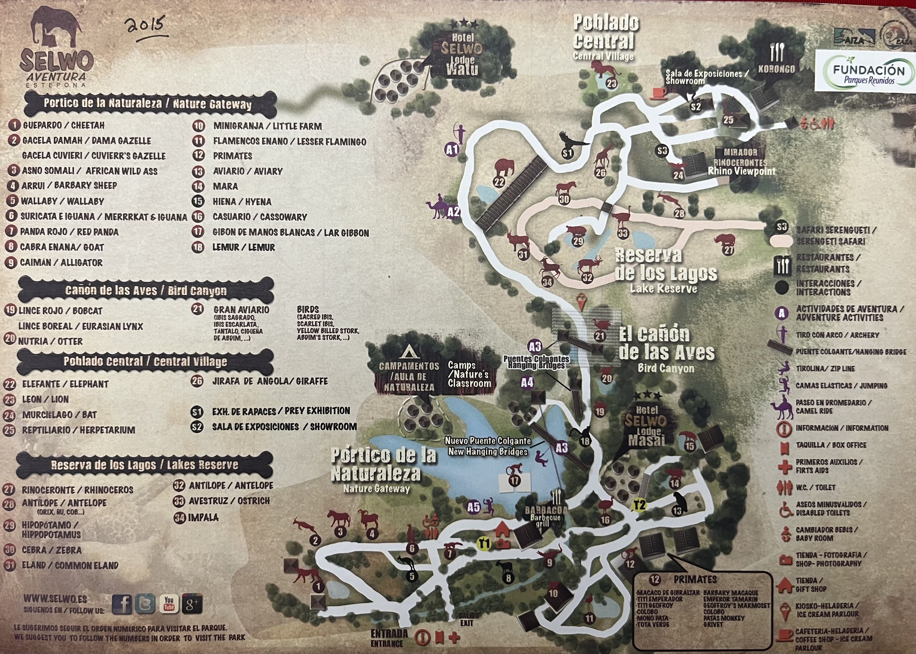 Zoo Map - 2015