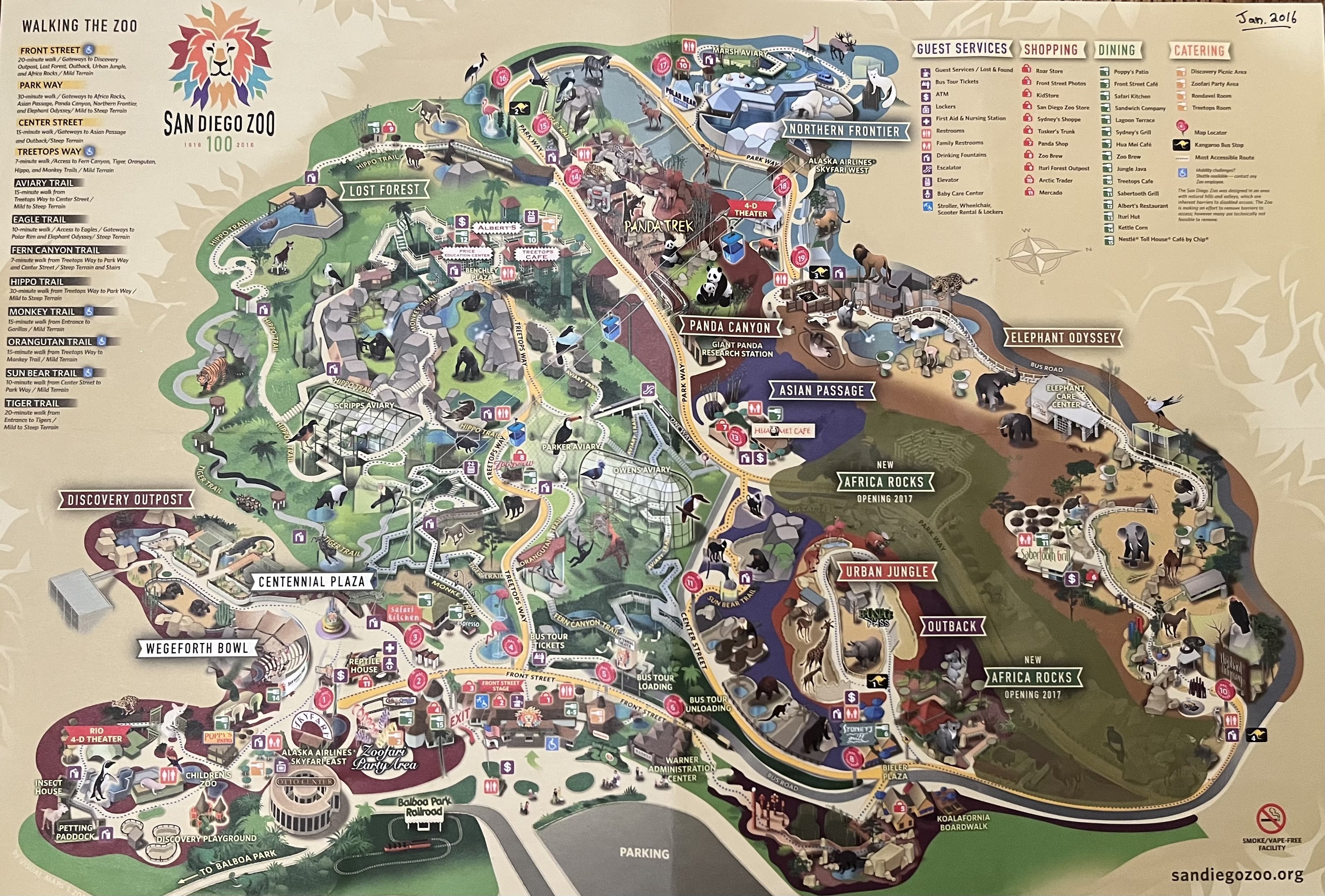 Zoo Map - 2016