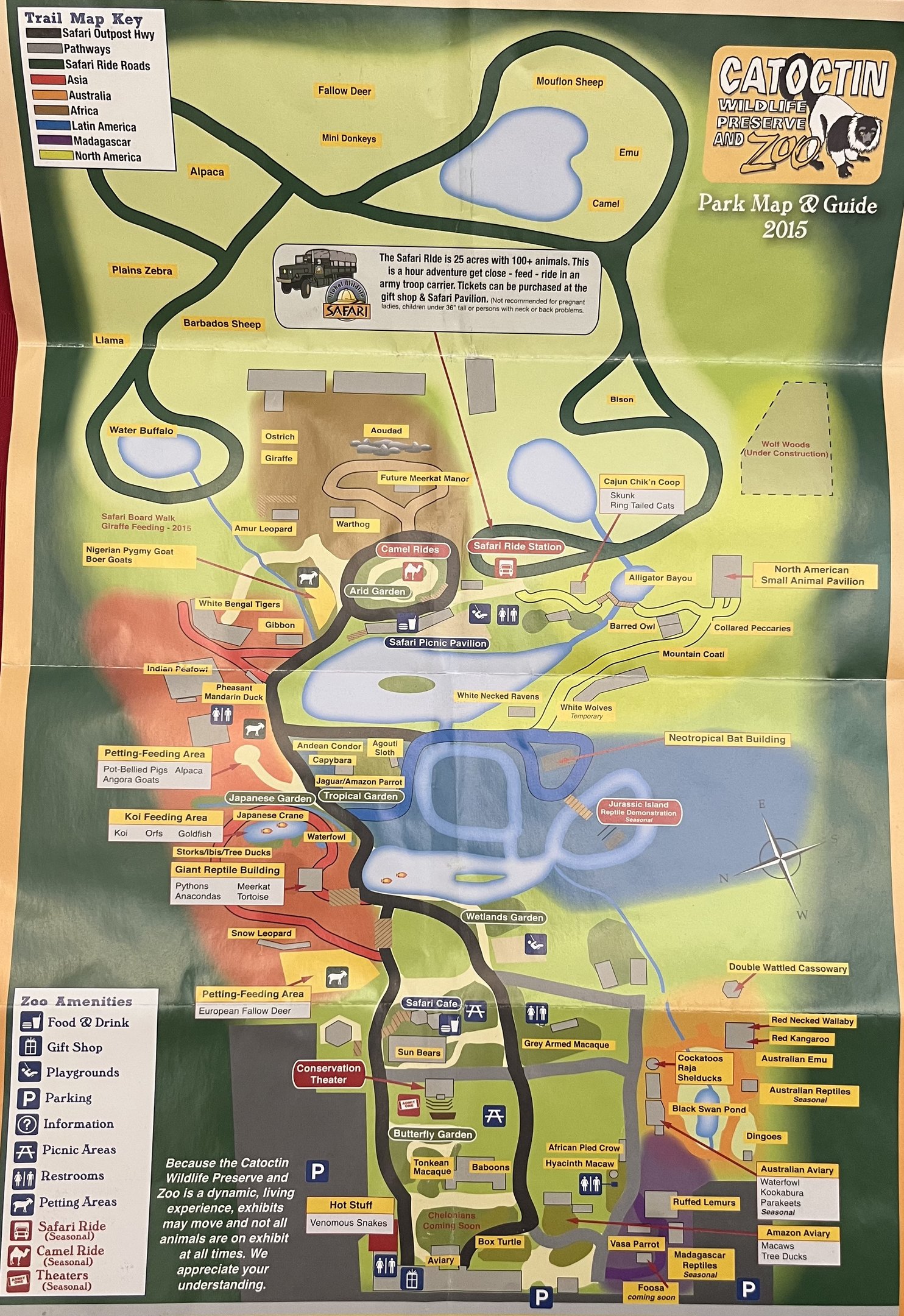 Zoo Map - 2016