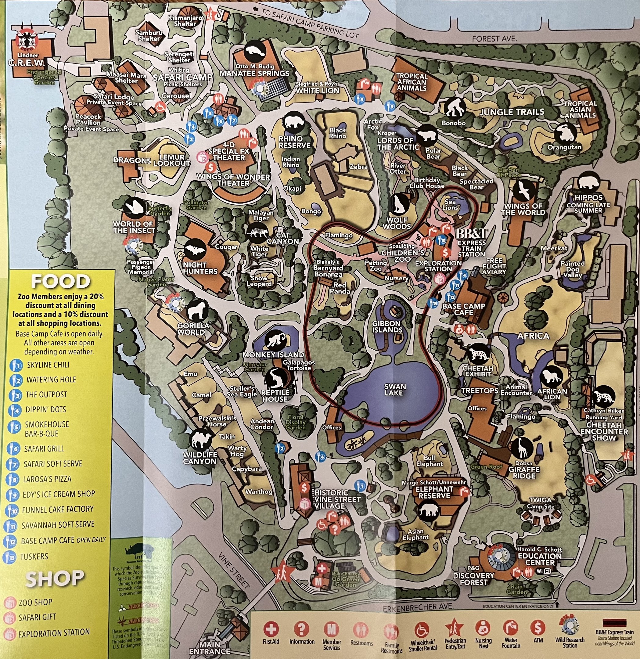 Zoo Map - 2016