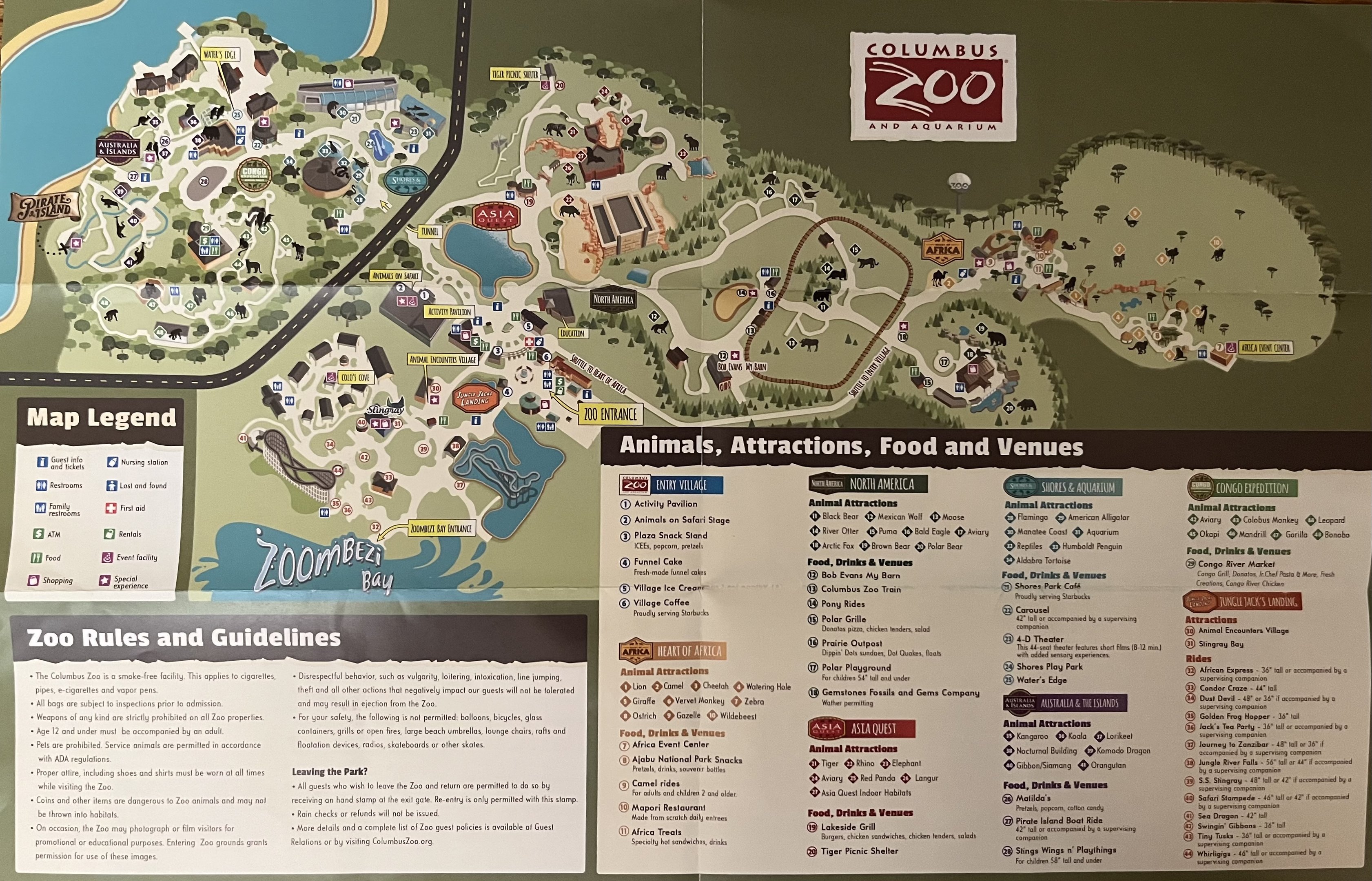 Zoo Map - 2016