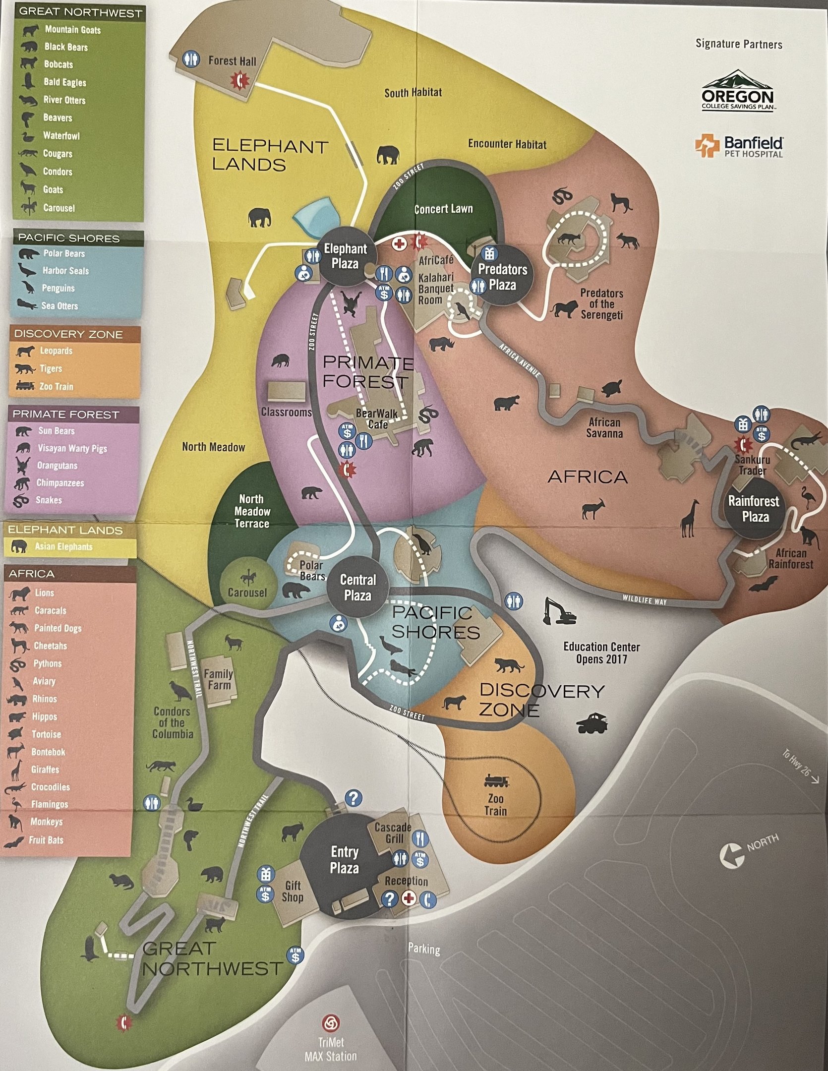 Zoo Map - 2016