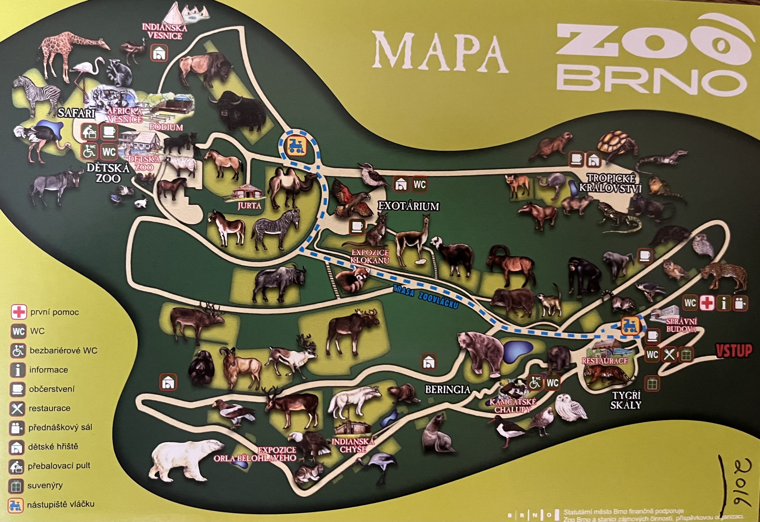 Zoo Map - 2016