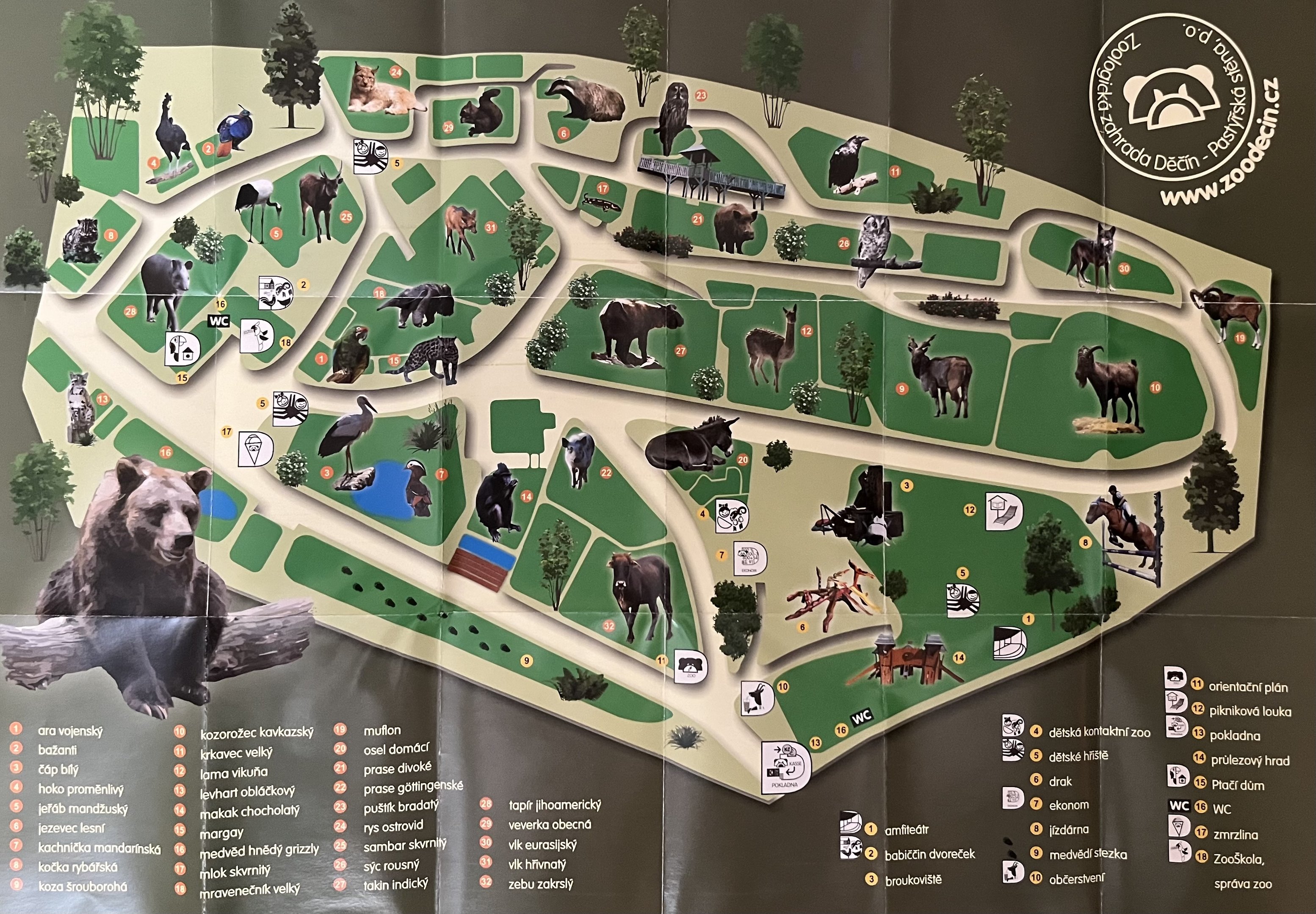 Zoo Map - 2016