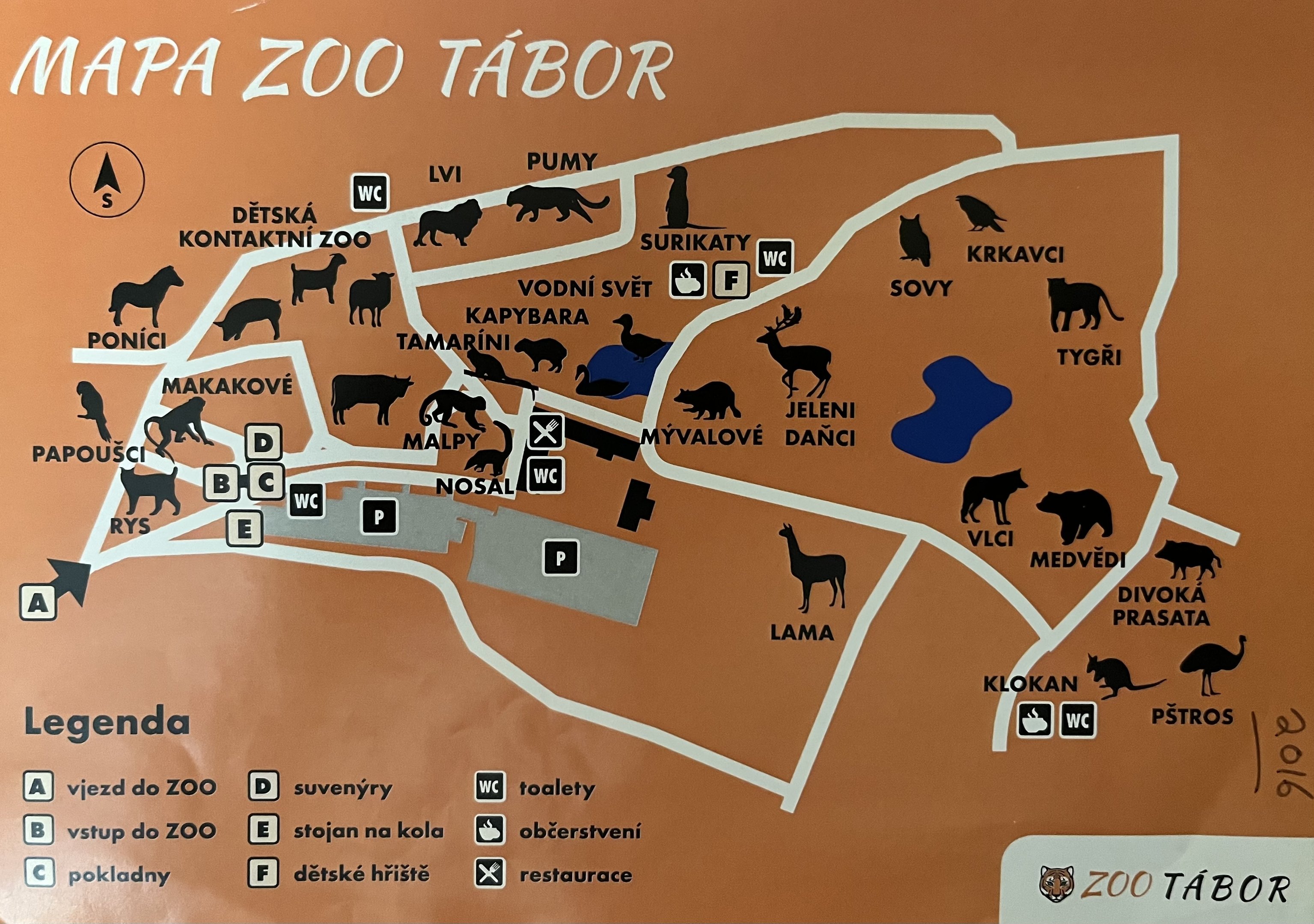 Zoo Map - 2016