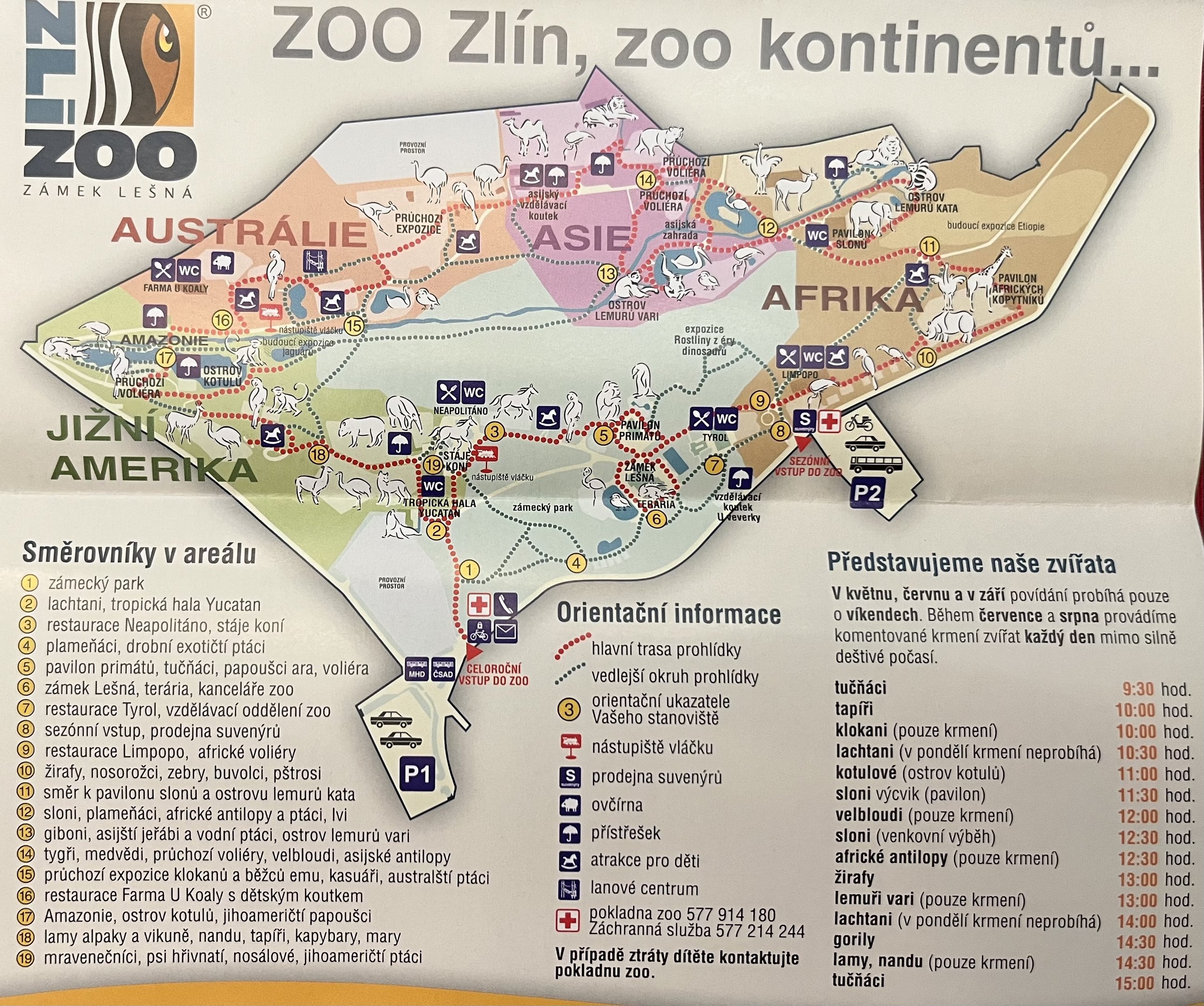 Zoo Map - 2016