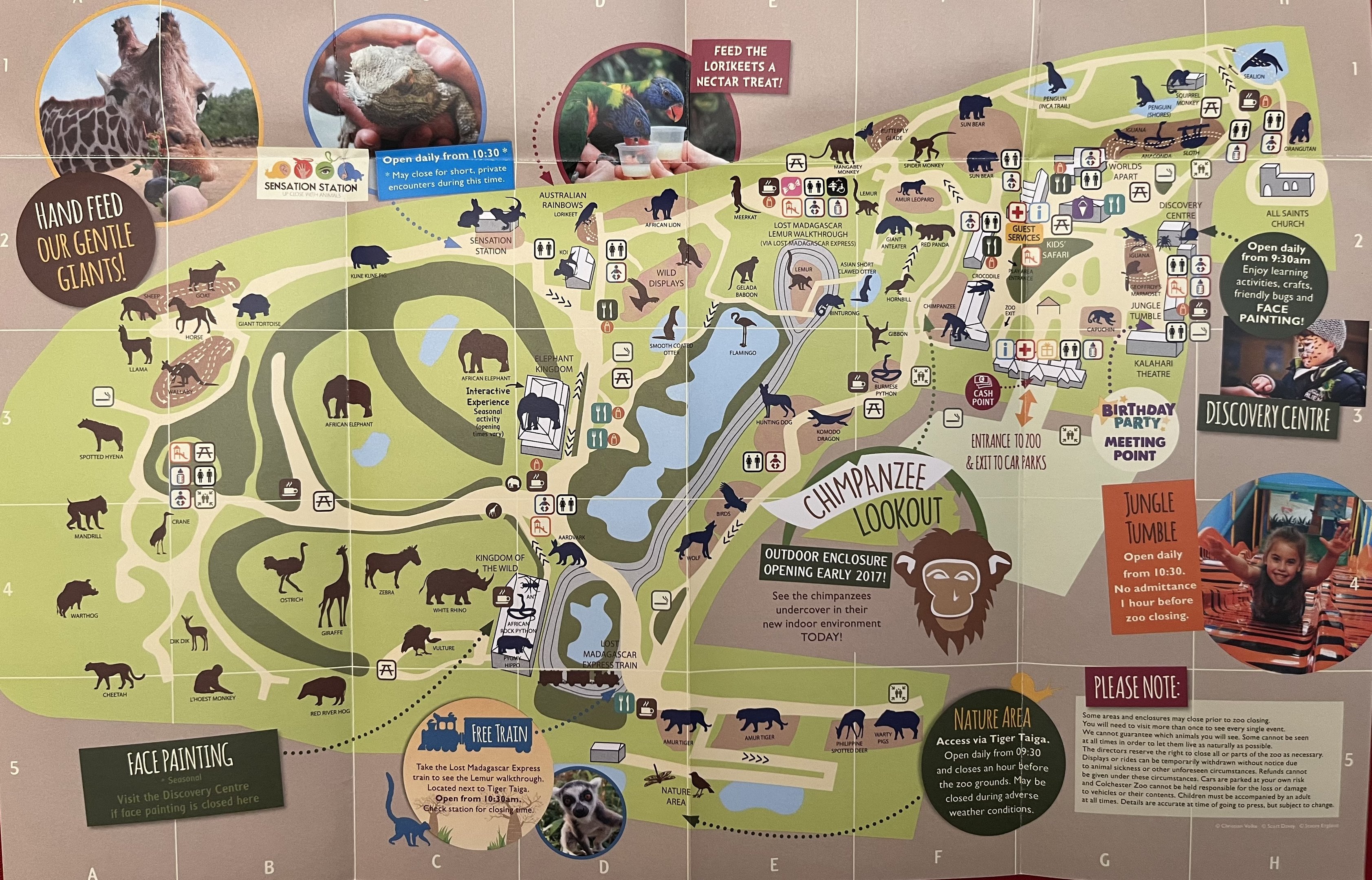 Zoo Map - 2016